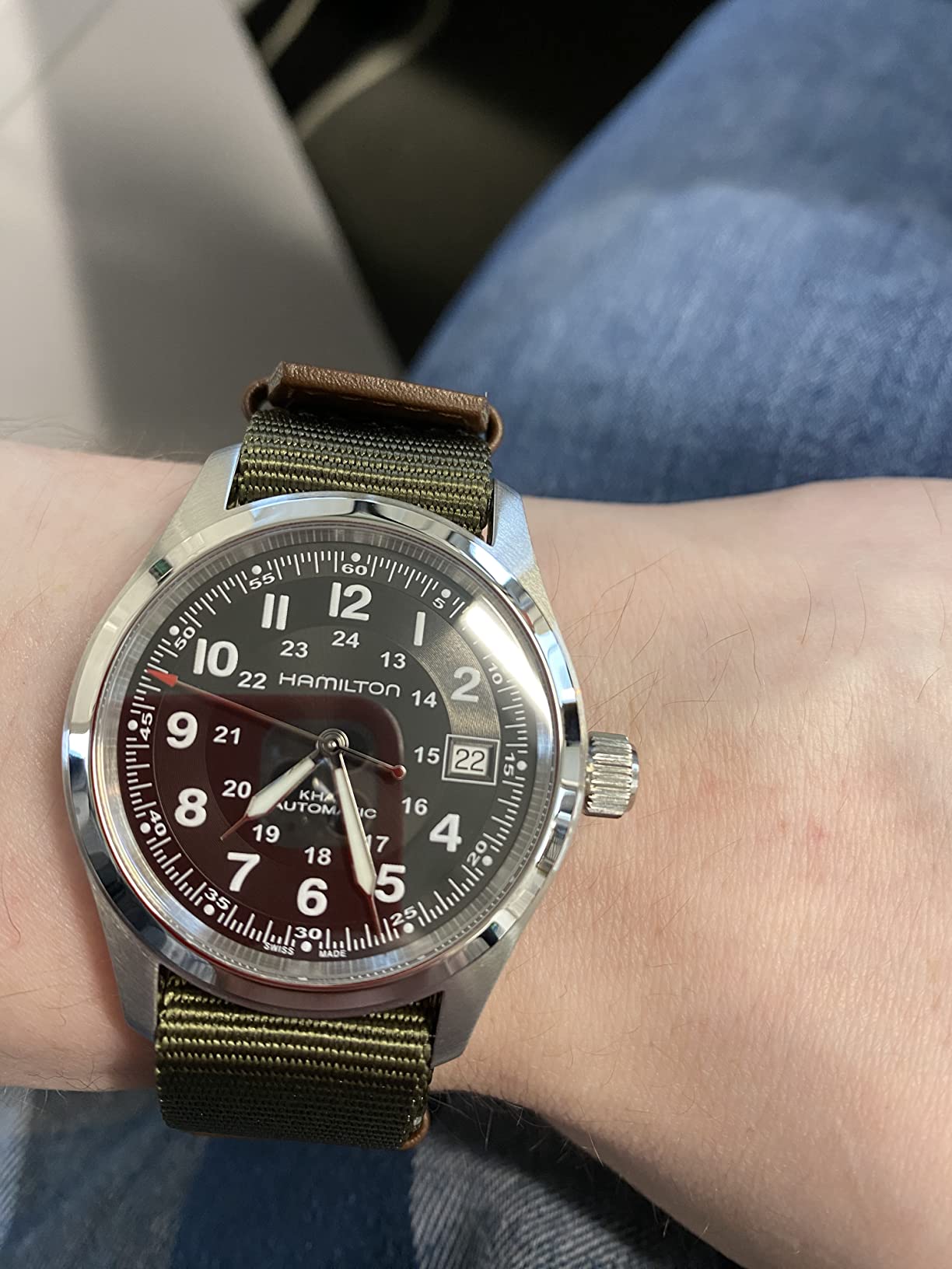 Hamilton Khaki Field Automatic Men's Watch, 38mm, Swiss Made customer photo 1