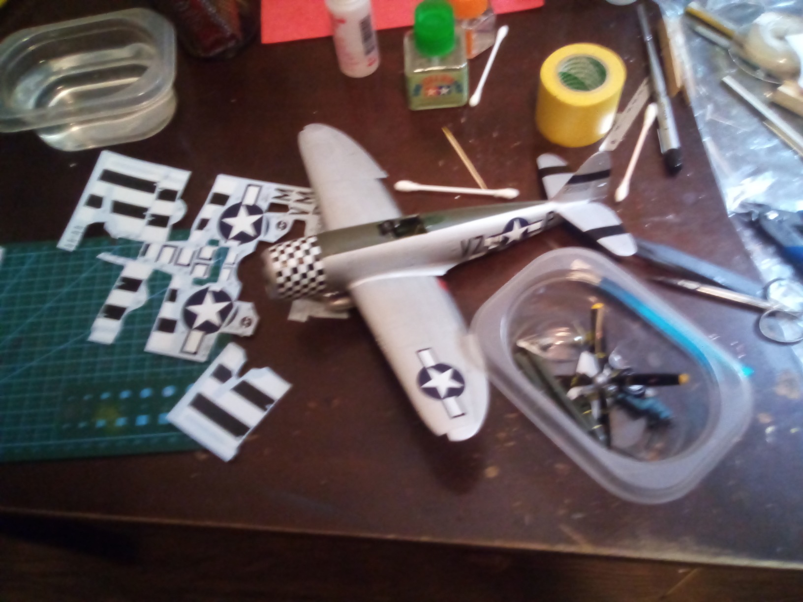 Tamiya 61090 1/48 P-47D Thunderbolt Bubbletop Plastic Model Airplane Kit customer photo 2