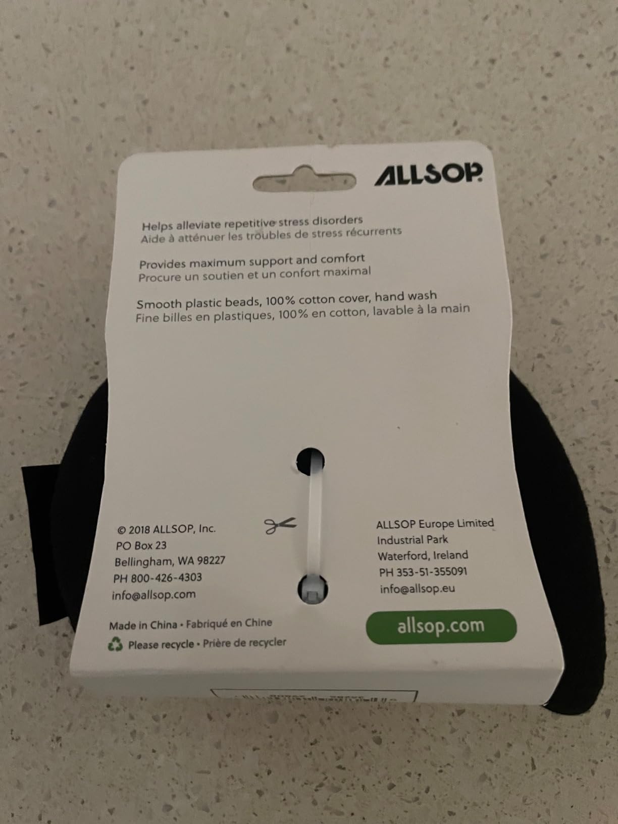 Allsop Comfortbead Wrist Rest - Mouse Black customer photo 1