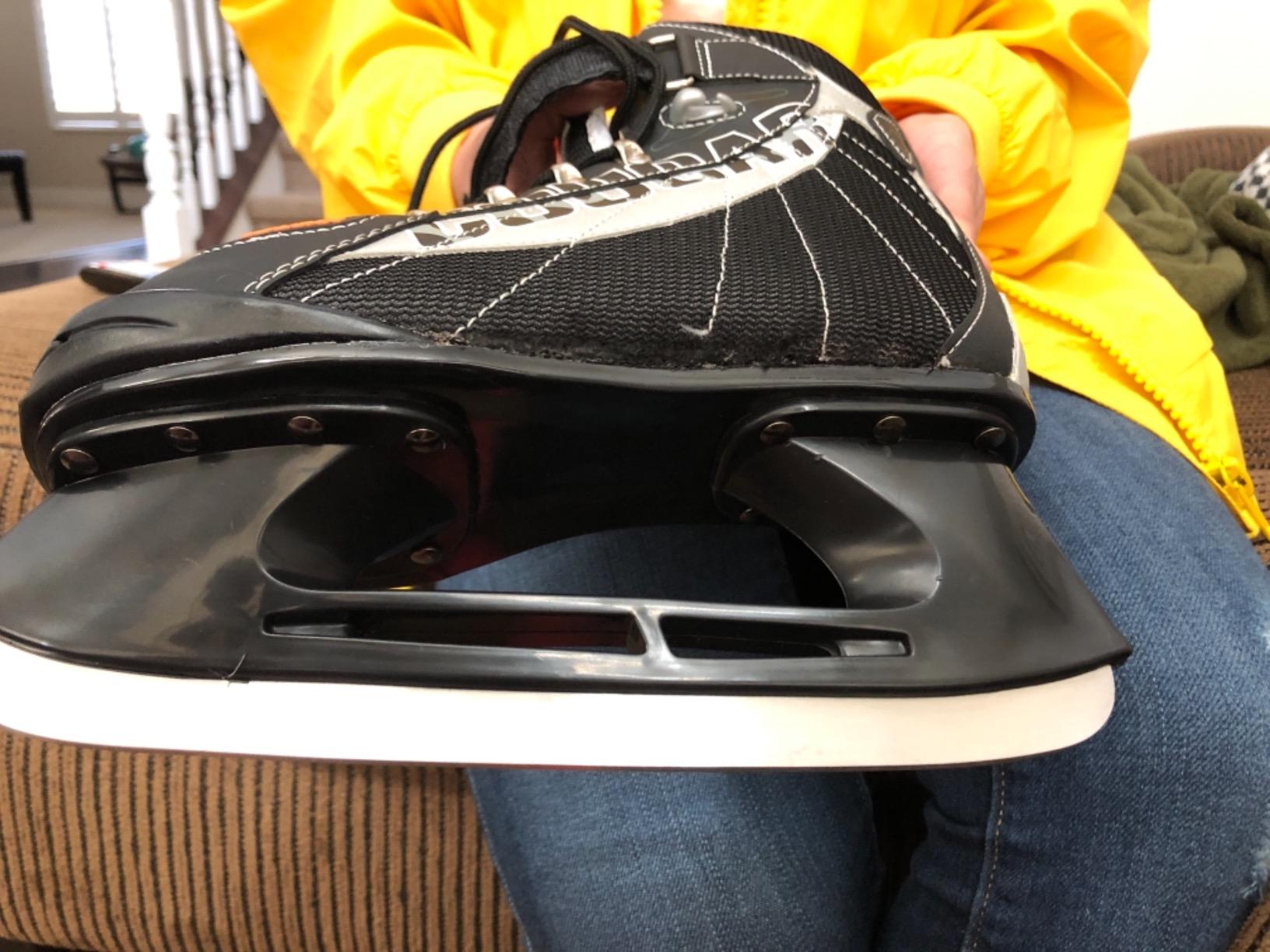 American Athletic Cougar Softboot Ice Hockey Skates for Men - Foam-Lined Ice Skates with Reinforced Ankle Support customer photo 2