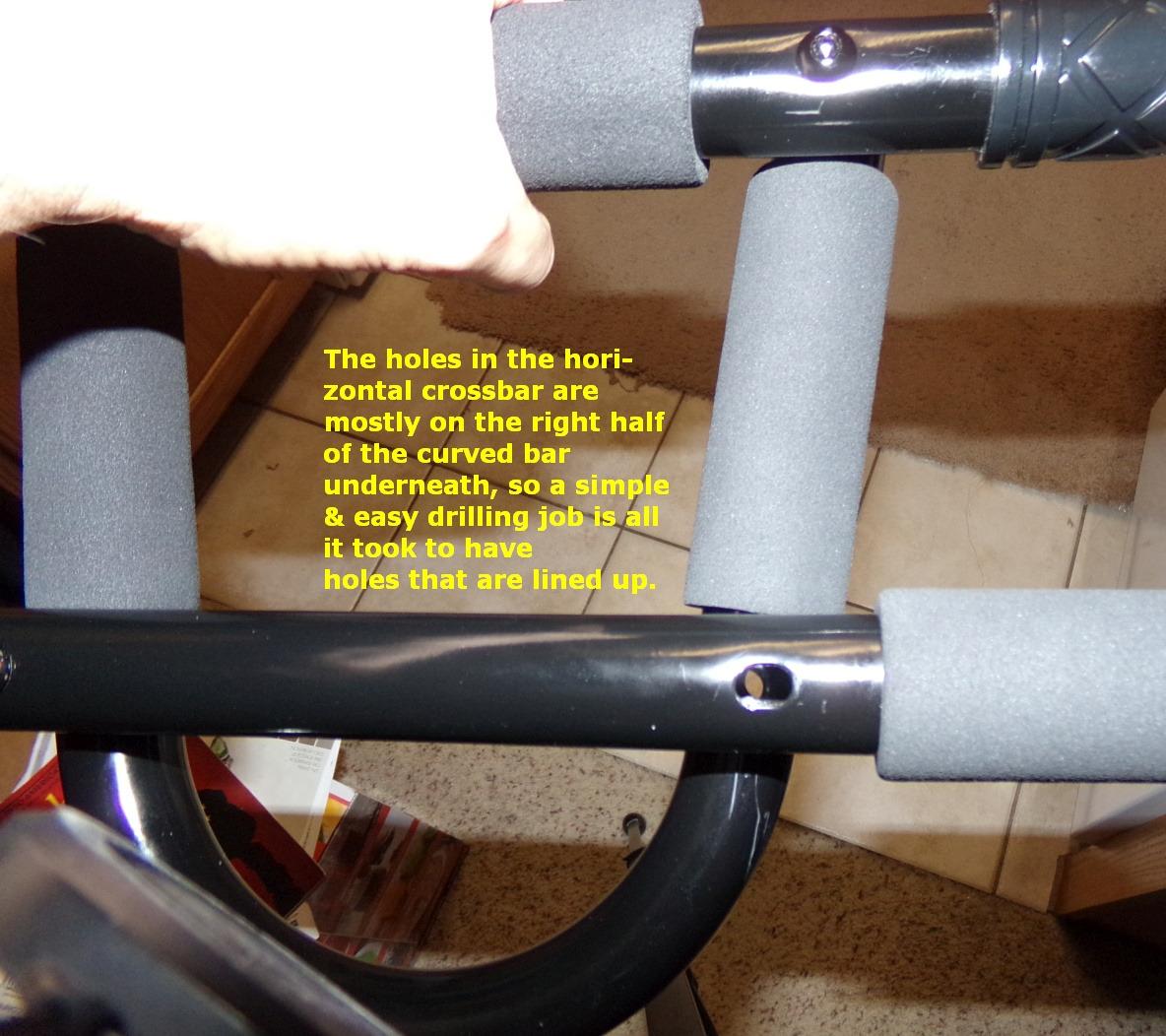ProsourceFit Multi-Grip Chin-Up/Pull-Up Bar, Heavy Duty Doorway Trainer for Home Gym customer photo 2