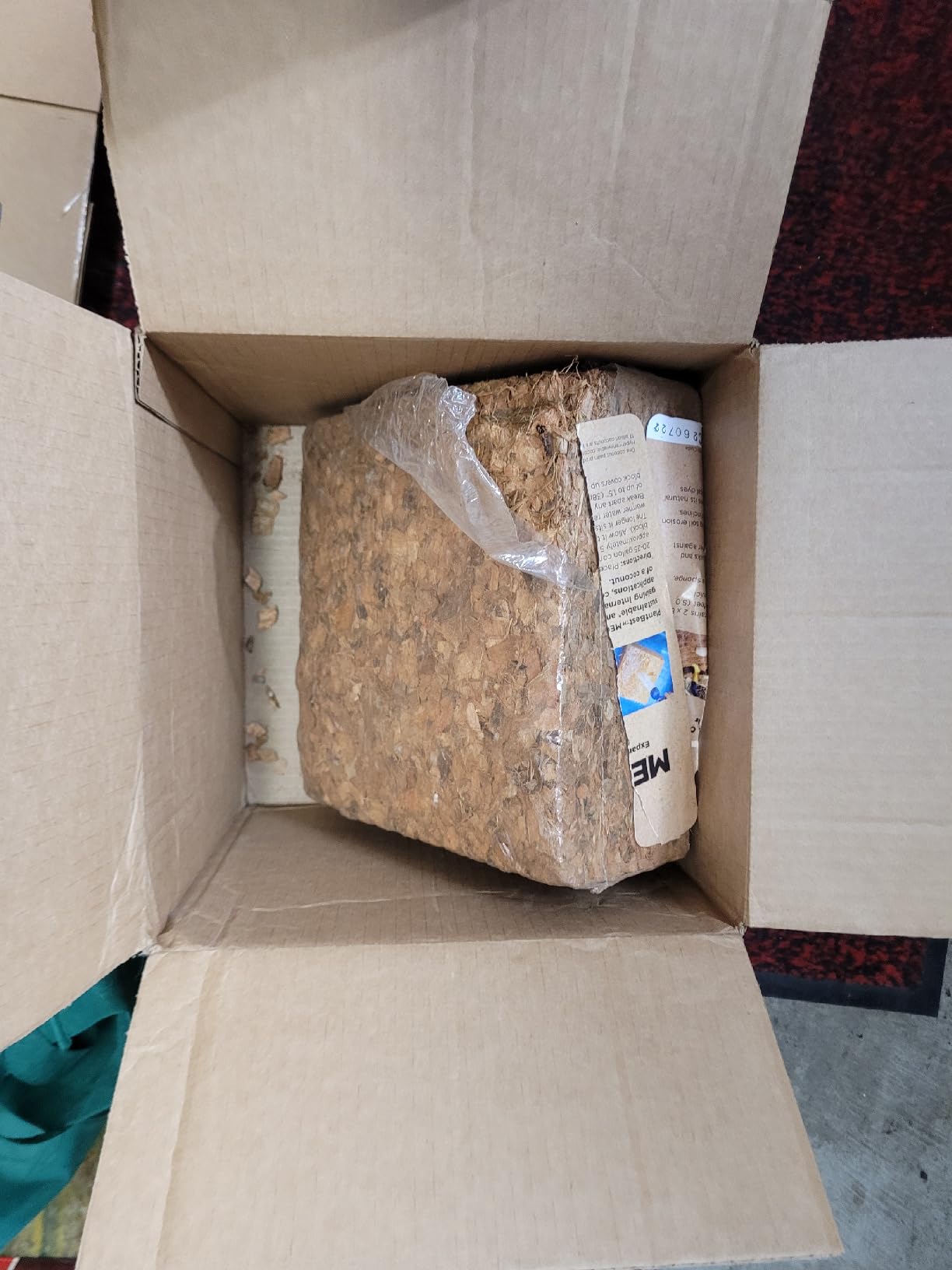 PlantBest Coco Mulch Compressed Block 9.1 lb - Expands to 64 Quarts and Up to 17.5 Sq. Feet, Organic Coconut Mulch for Landscaping, Garden Beds, Trees, Plants & Weed Control customer photo 1