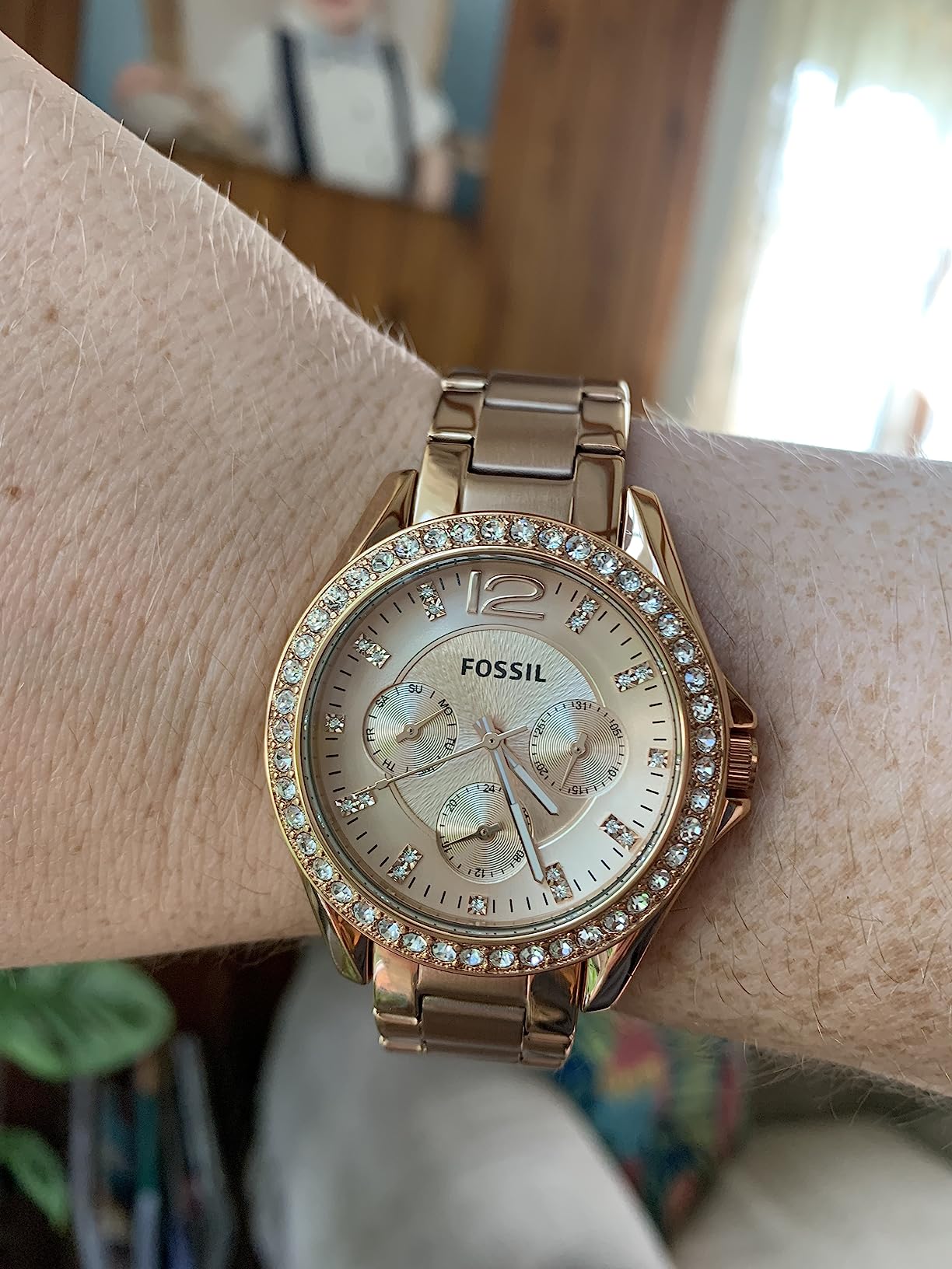 Women's Watch, Riley Quartz Stainless Steel Multifunction Watch for Women customer photo 1