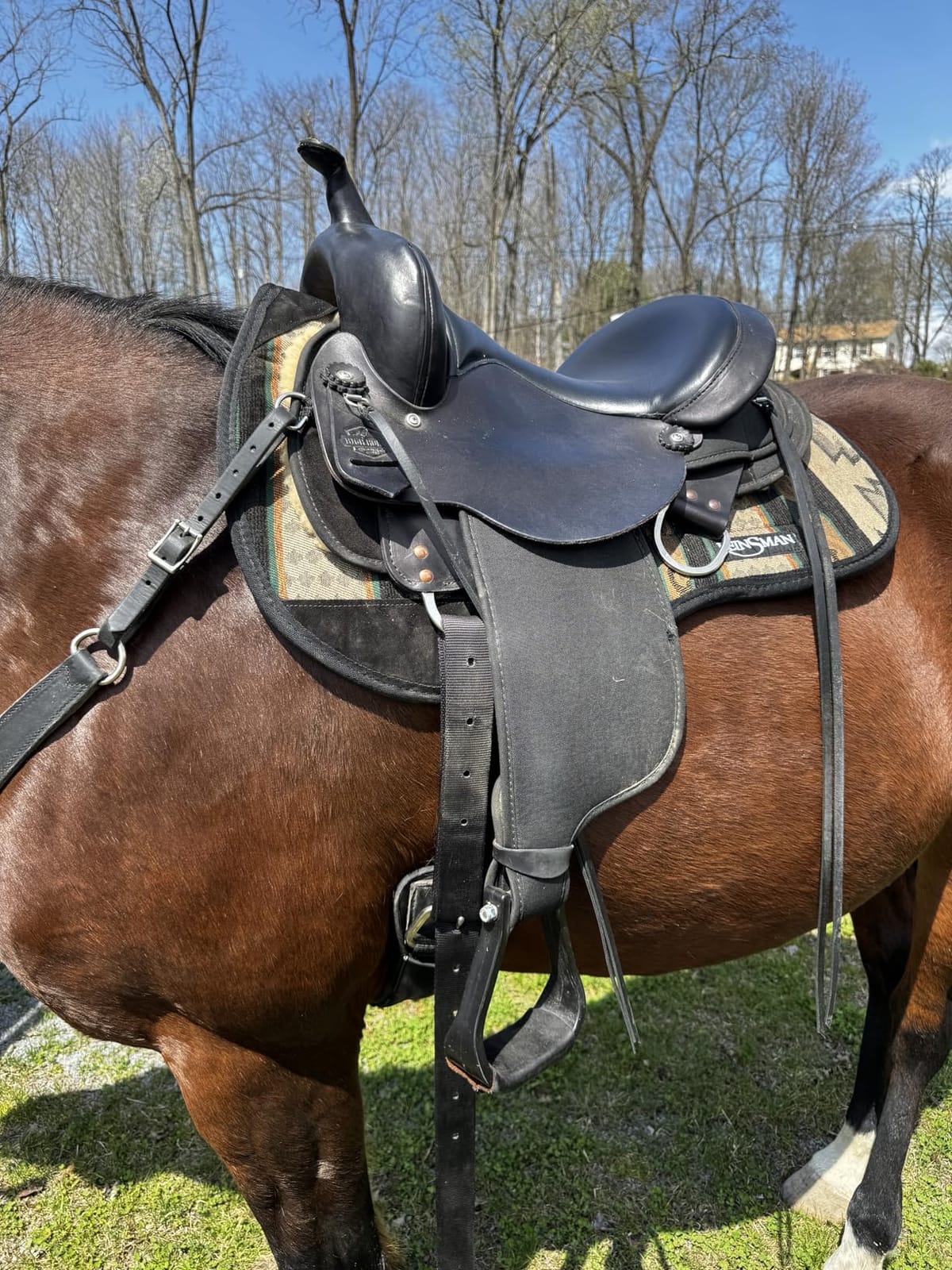 Reinsman Contoured Trail Pad with Breathable Non-Slip Tacky Too Bottom customer photo 1
