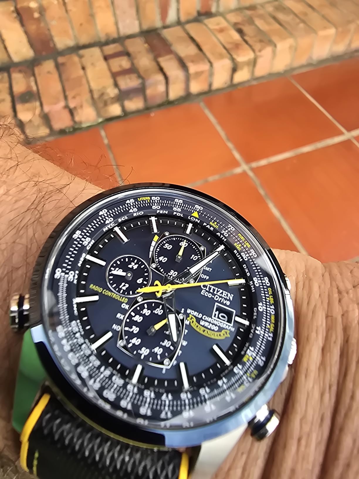 Citizen Men's Eco-Drive Sport Luxury World Chronograph Atomic Time Keeping Watch customer photo 2