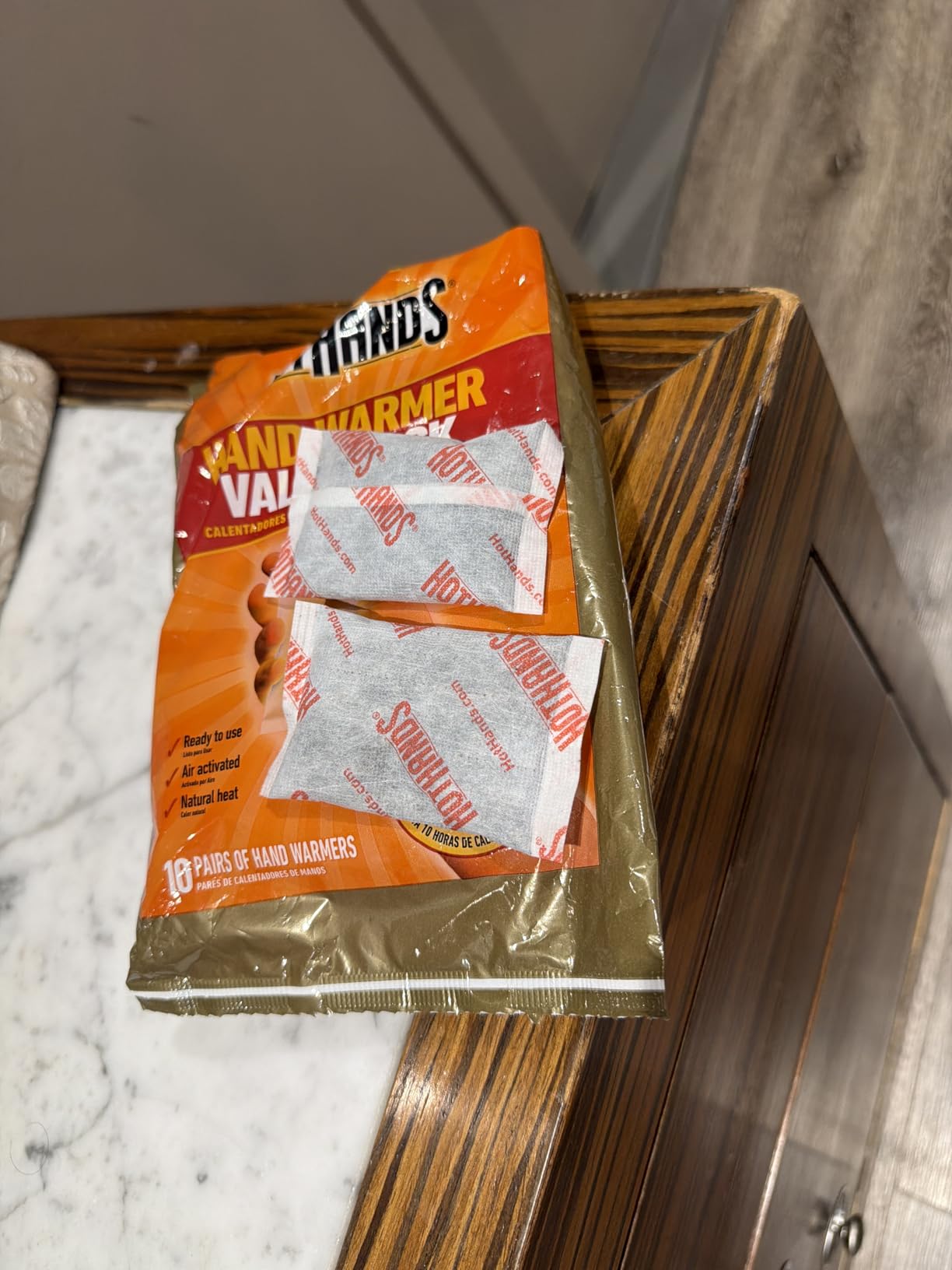 HotHands Hand Warmer Value Pack, 10 Pairs - America's Favorite Warmer | Enough to Share the Warmth-Air-Activated, Disposable, Long-Lasting, Dependable for Hunting, Golfing, Spectating, Camping customer photo 1