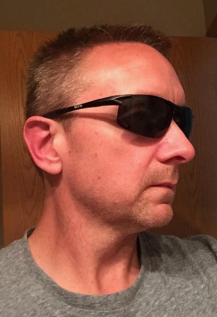 DUCO Mens Sports Polarized Sunglasses UV Protection Sunglasses for Men 8177s customer photo 1