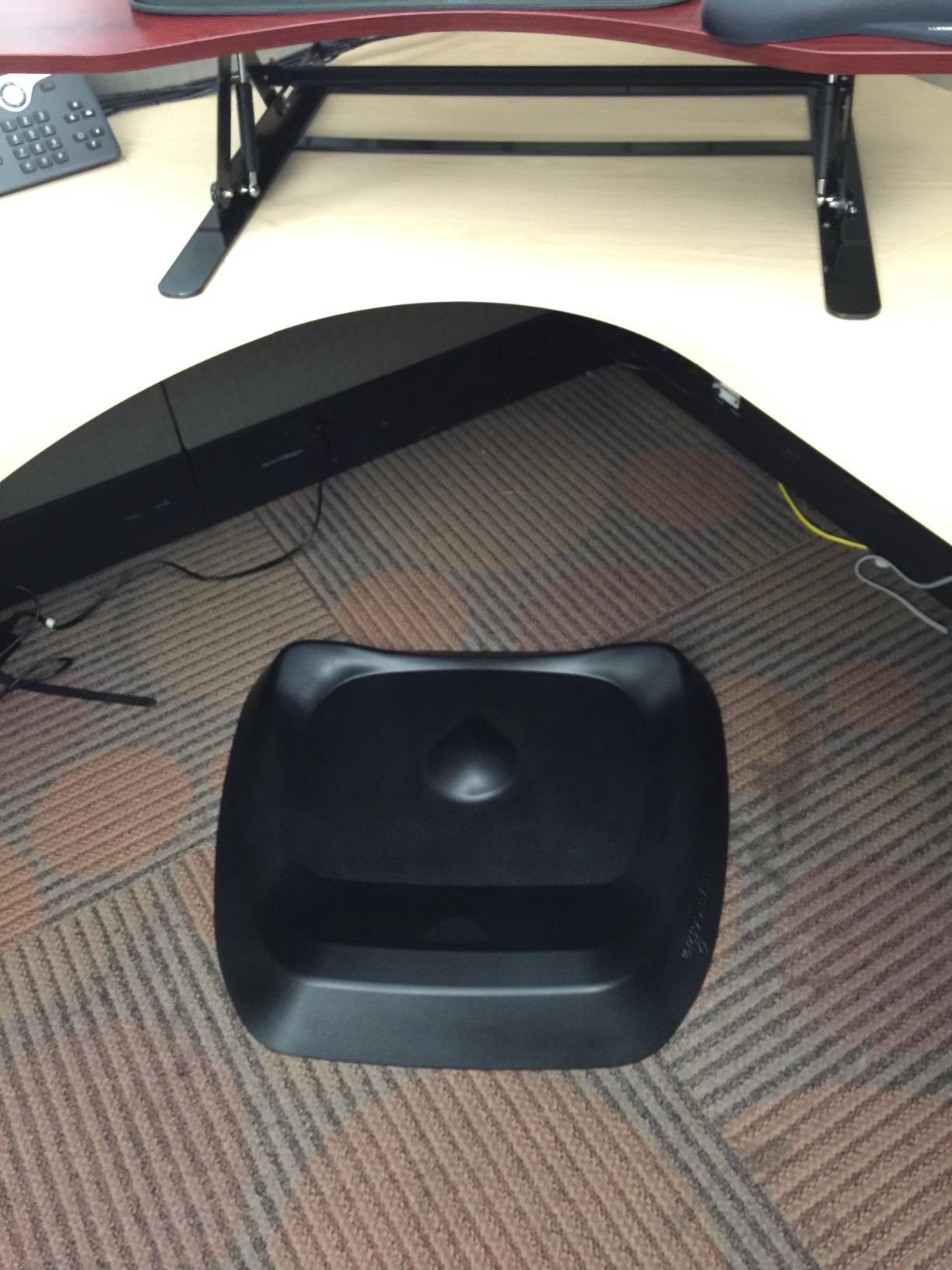 The Standing Desk Mat - Topo by Ergodriven | Premium Not-Flat Anti-Fatigue Standing Desk Mat with Calculated Terrain | Ultra-Thick Deluxe Comfort Foam, Durable, PVC-Free customer photo 1