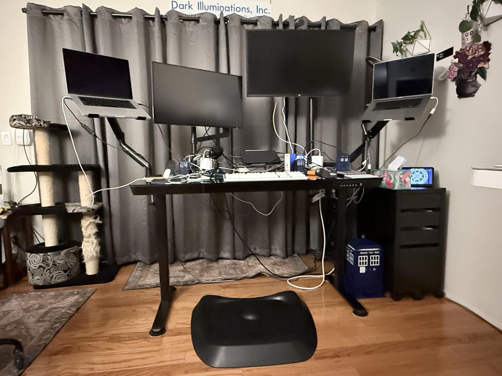 The Standing Desk Mat - Topo by Ergodriven | Premium Not-Flat Anti-Fatigue Standing Desk Mat with Calculated Terrain | Ultra-Thick Deluxe Comfort Foam, Durable, PVC-Free customer photo 2