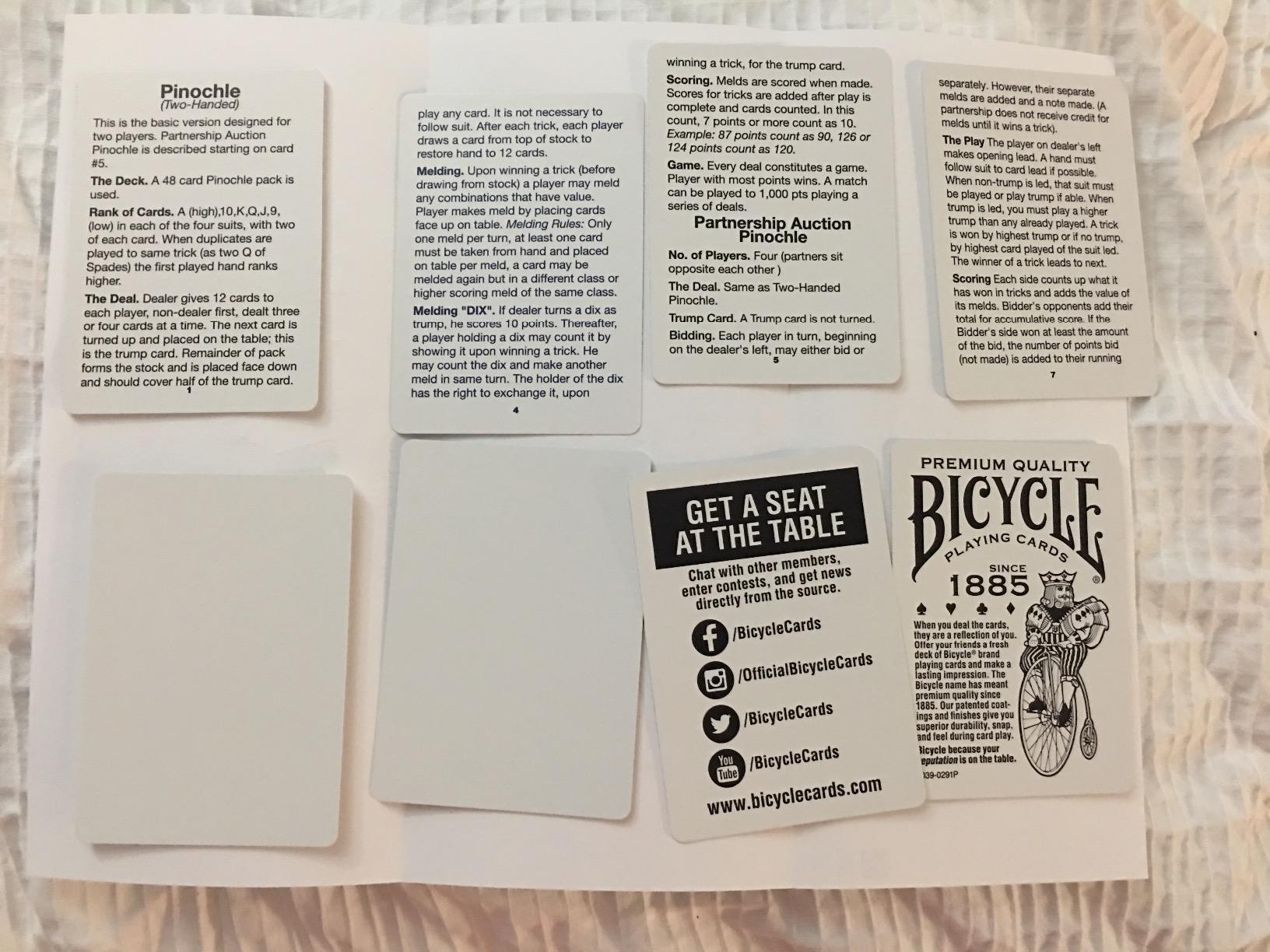 Bicycle Pinochle Playing Cards (Pack of 2) customer photo 2