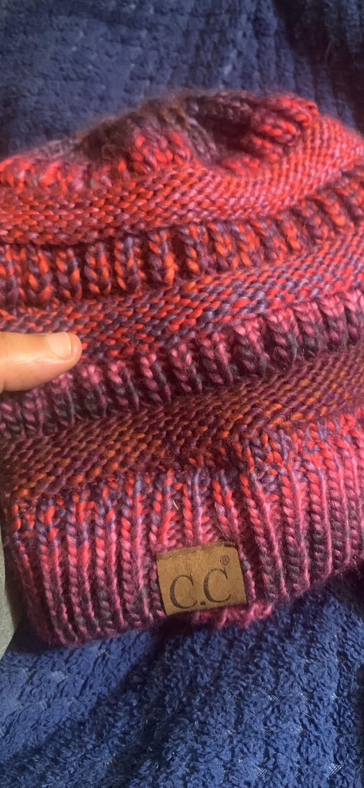 C.C Trendy Warm Chunky Soft Stretch Cable Knit Beanie customer photo 2