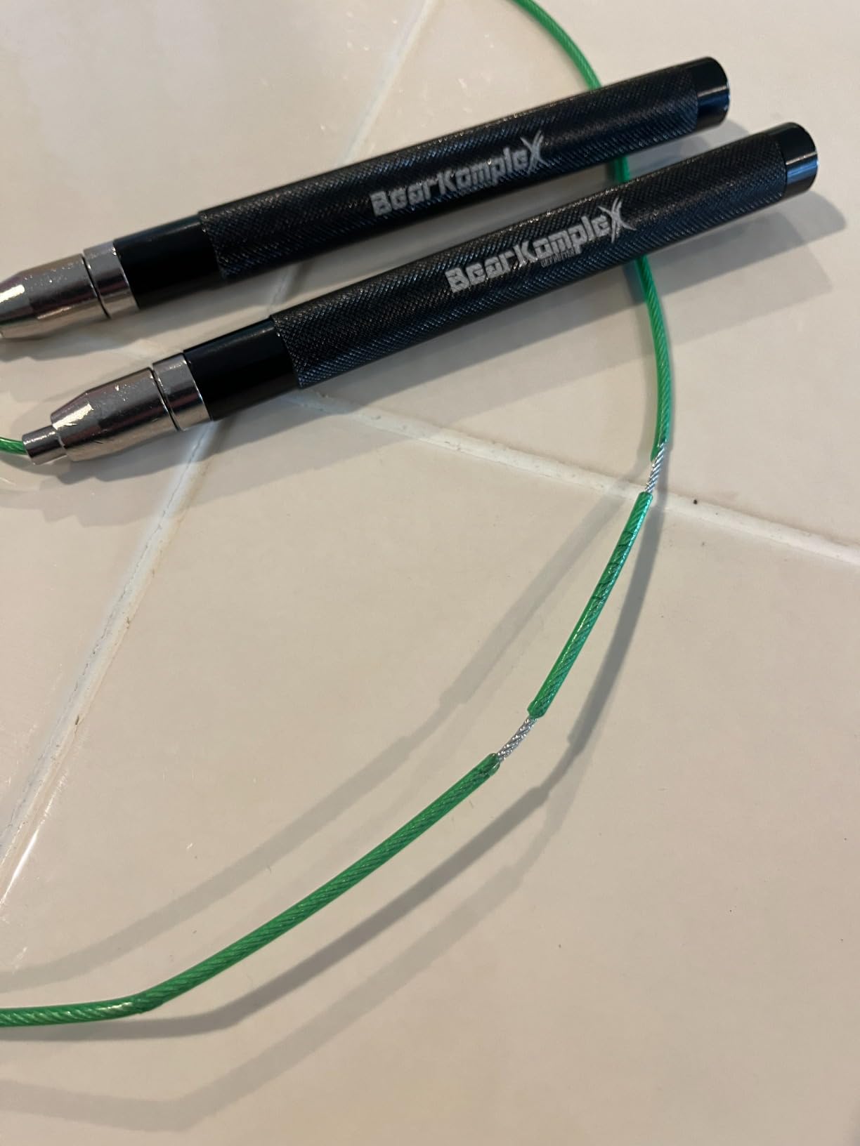 Bear KompleX Speed Jump Rope - Adjustable Tangle-Free Skipping Rope, Lightweight Handles, Smooth 360° Swivel Bearings, 2 Steel Cables, Free Carrying Case customer photo 1