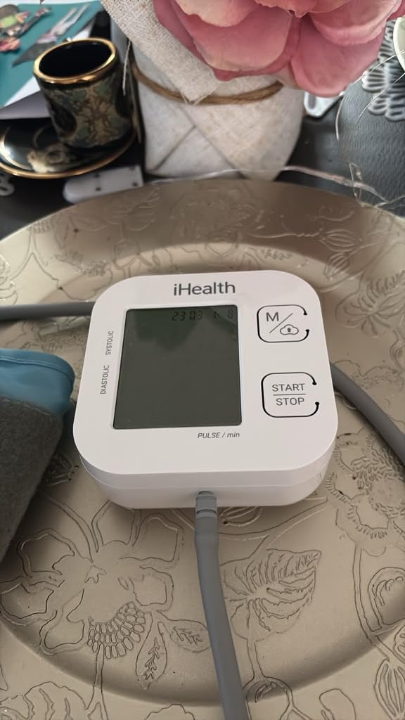 iHealth Track Smart Upper Arm Blood Pressure Monitor with Wide-Range Cuff | Bluetooth BP monitor for standard to large adult arms, compatible with iOS and Android customer photo 2