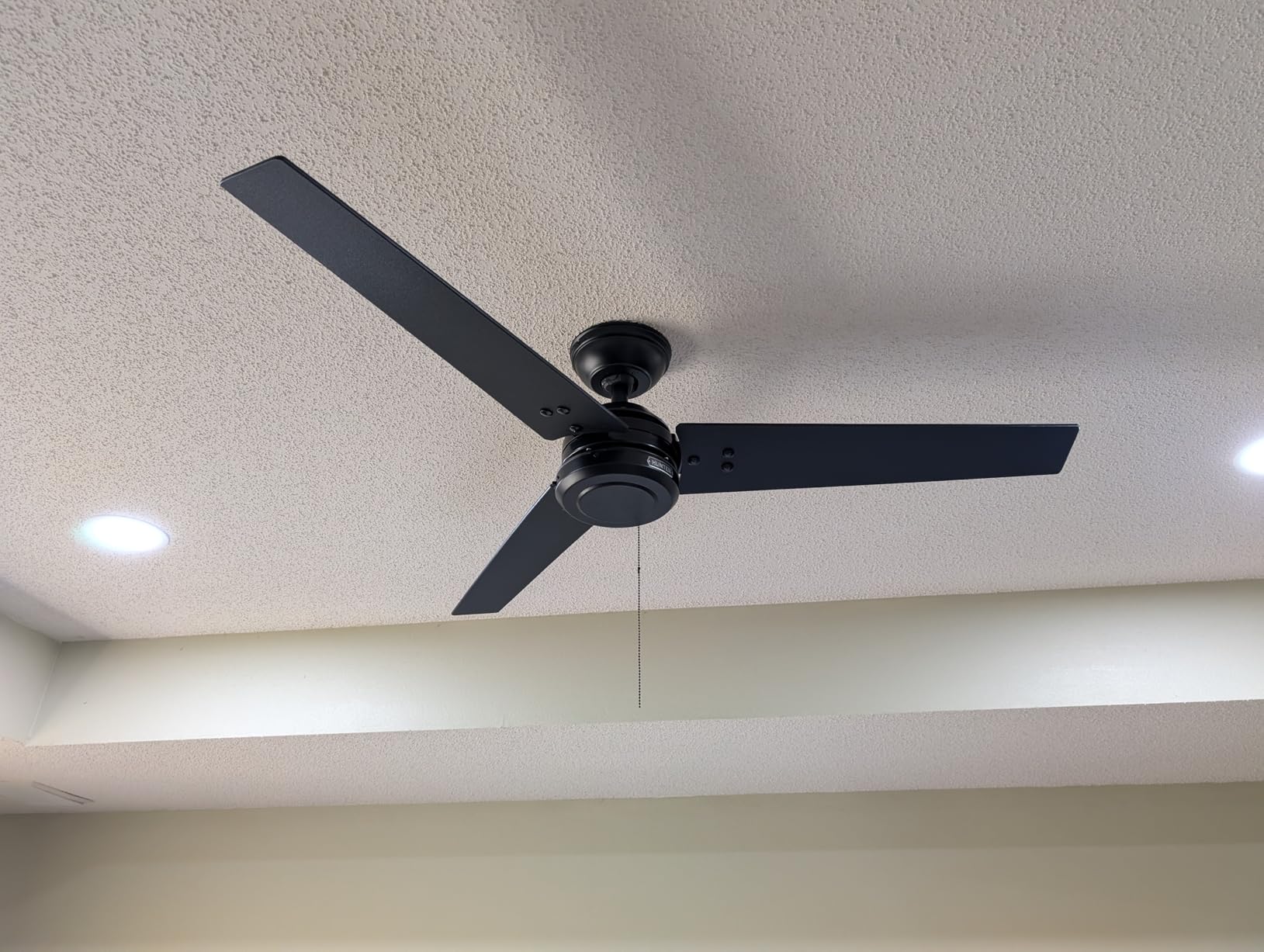 Hunter Cassius, Outdoor or Indoor, Ceiling Fan, 52 inch, Matte Black customer photo 1
