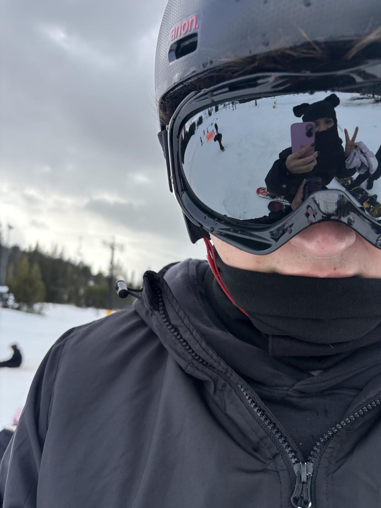 OutdoorMaster OTG Ski Goggles - Over Glasses Snowboard Goggles for Men, Women & Youth | Anti-fog UV400 Protection, Helmet Compatible customer photo 2
