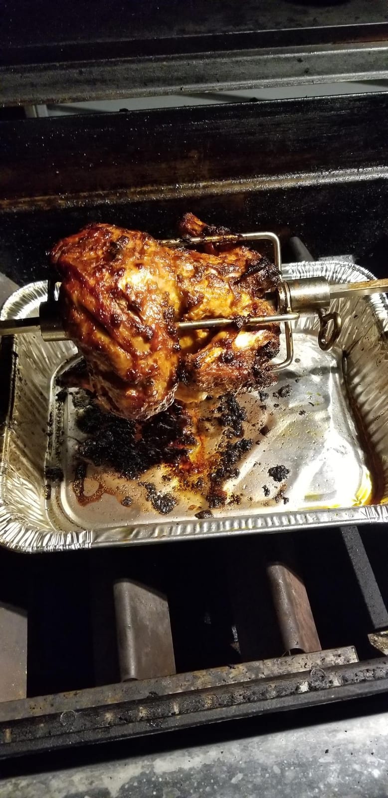Weber Grill Rotisserie Kit for Genesis II 200/300 Series | Great for Slow Roasting Chicken, Ribs, or Turkey on your Weber Grill; Includes Spit, Forks, and Motor - Grill Accessories customer photo 1
