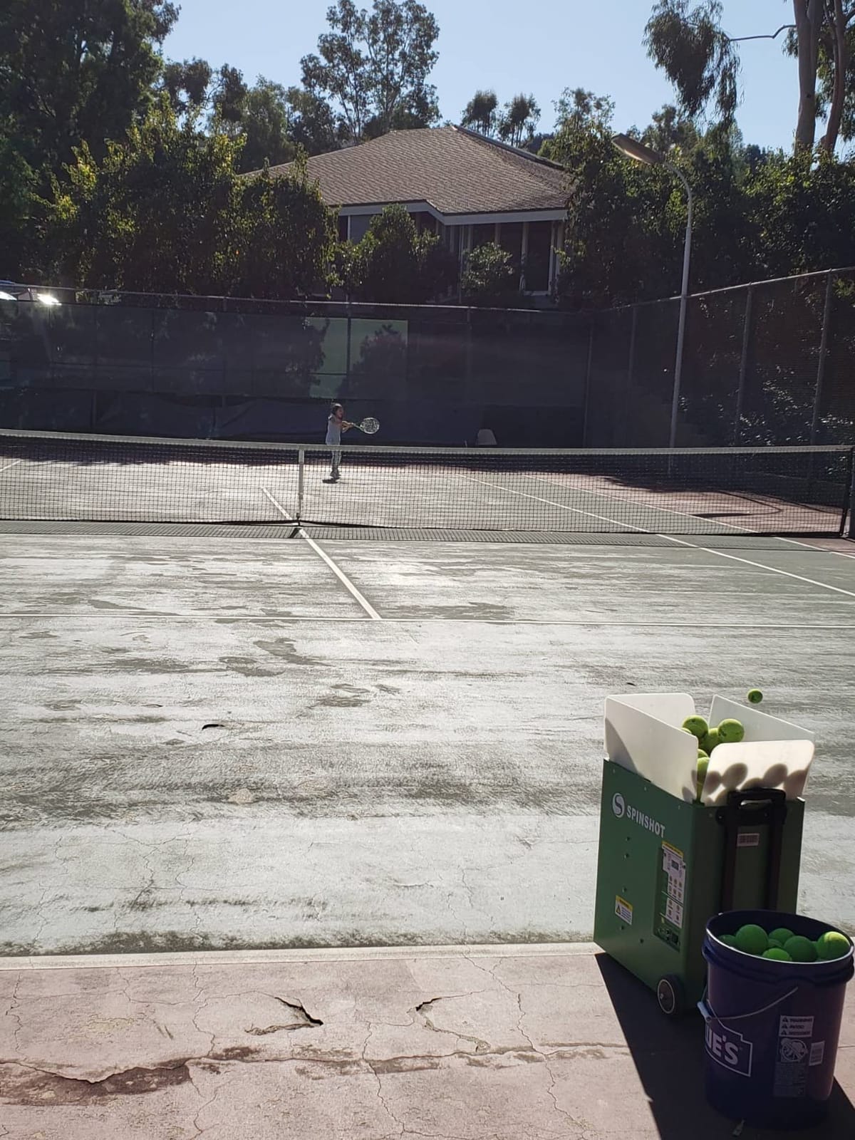 SPINSHOT PLAYER Plus-2 Tennis Ball Machine (Plus2 Model =Plus Model + Player Model) customer photo 1