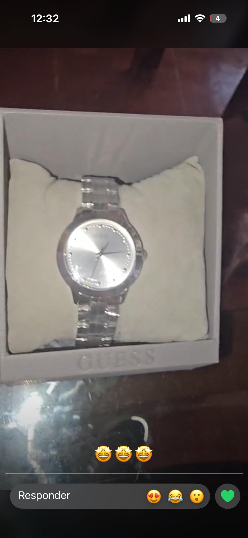 Guess Women's Analog Dress Watch, Stainless Steel Case, Stainless Steel Bracelet, 30M Water Resistance customer photo 2