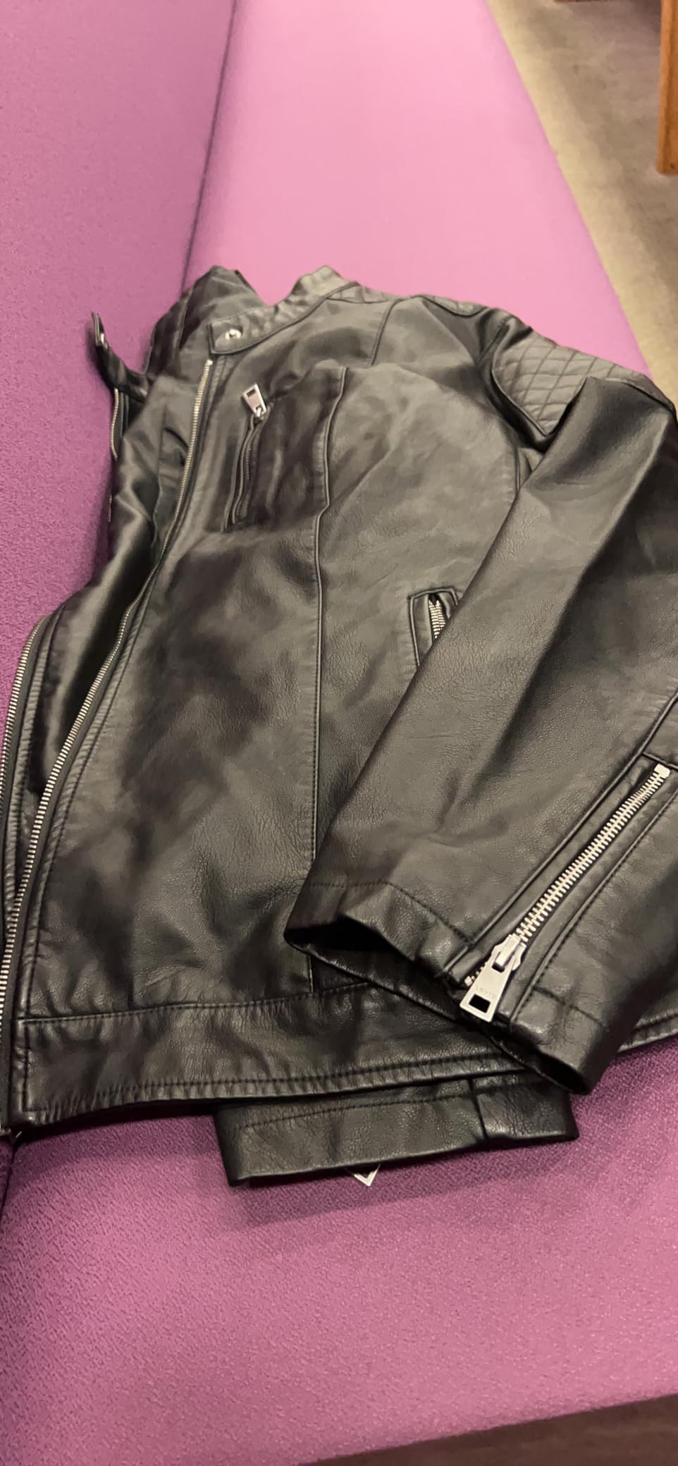 Levi's Women's Faux Leather Motocross Racer Jacket (Standard and Plus) customer photo 1