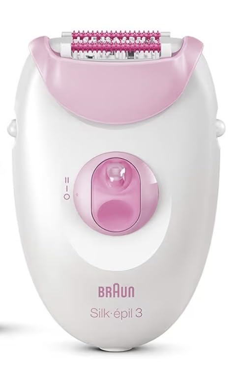 Braun Silk-epil 3 3-270, Epilator for Women for Long-Lasting Hair Removal, 20 Tweezer System, Smartlight Technology, Massage Rollers, Shaver and Trimmer Head Included customer photo 1