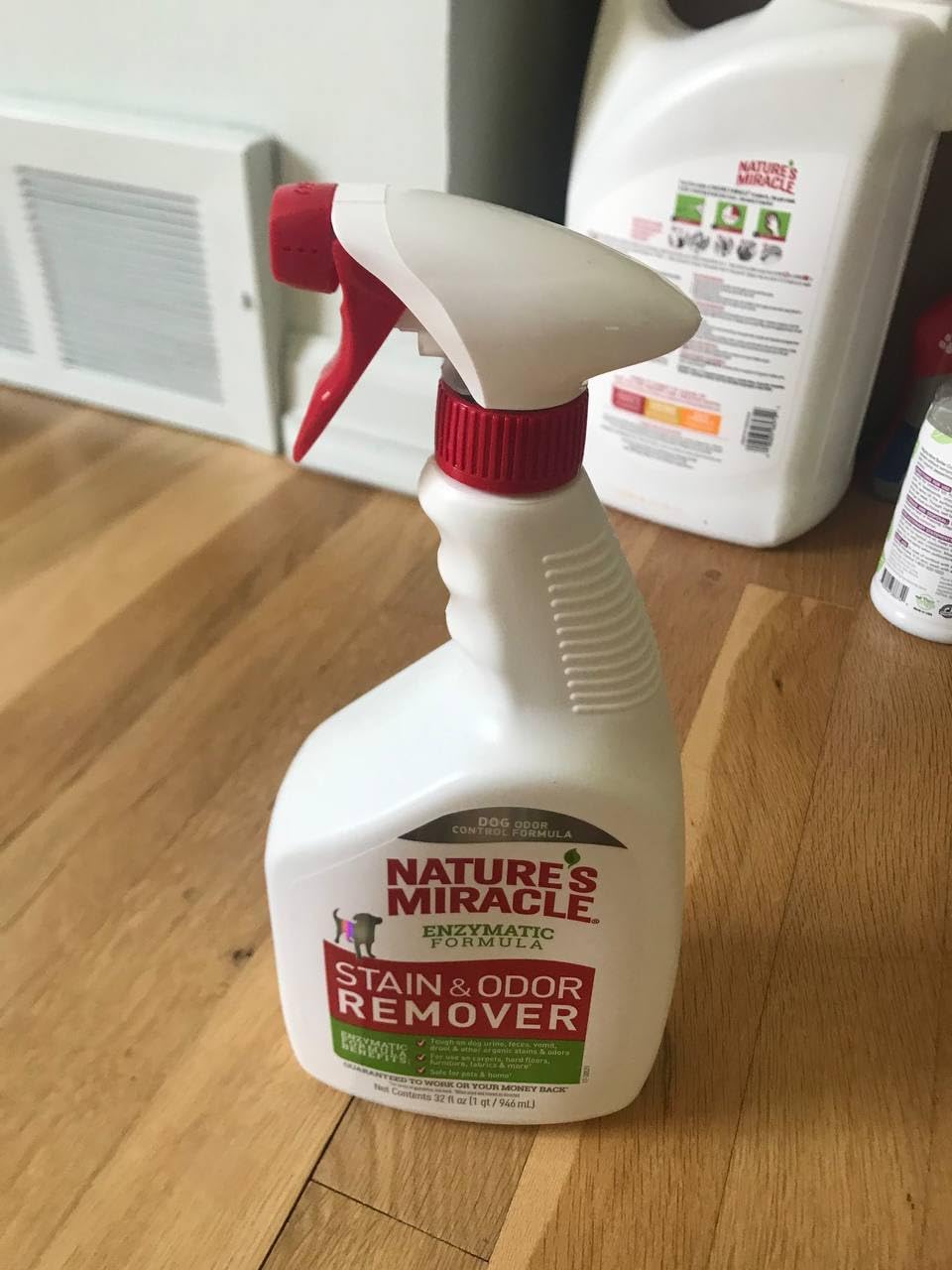 Nature's Miracle Stain and Odor Remover Dog, 32 Ounces, Everyday Mess Enzymatic Odor Control Formula customer photo 1