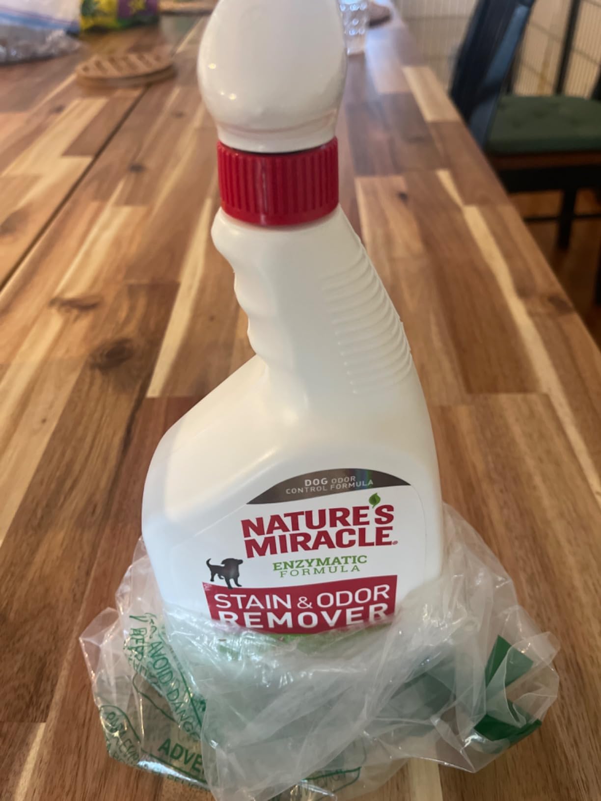 Nature's Miracle Stain and Odor Remover Dog, 32 Ounces, Everyday Mess Enzymatic Odor Control Formula customer photo 2