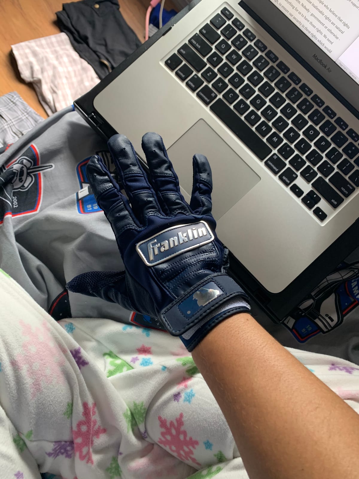 Franklin Sports MLB Baseball Batting Gloves - CFX Pro Youth and Adult - Baseball + Softball - Multiple Sizes + Colors customer photo 1