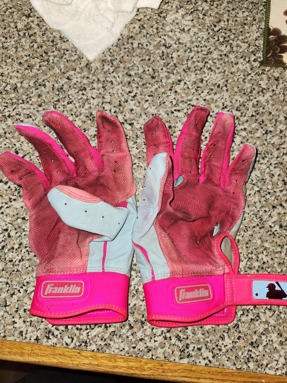 Franklin Sports MLB Baseball Batting Gloves - CFX Pro Youth and Adult - Baseball + Softball - Multiple Sizes + Colors customer photo 2