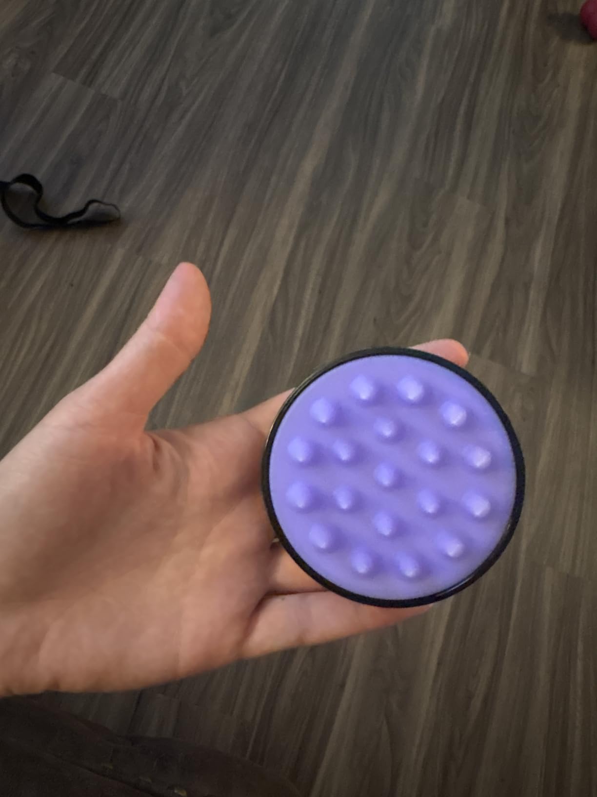 HEETA Scalp Massager Hair Growth, Soft Silicone Scalp Scrubber Shampoo Brush for Exfoliation, Dandruff Removal Head Massage Stress Relax, Wet & Dry Use for Thick Thin Curly Hair Care, Black customer photo 2