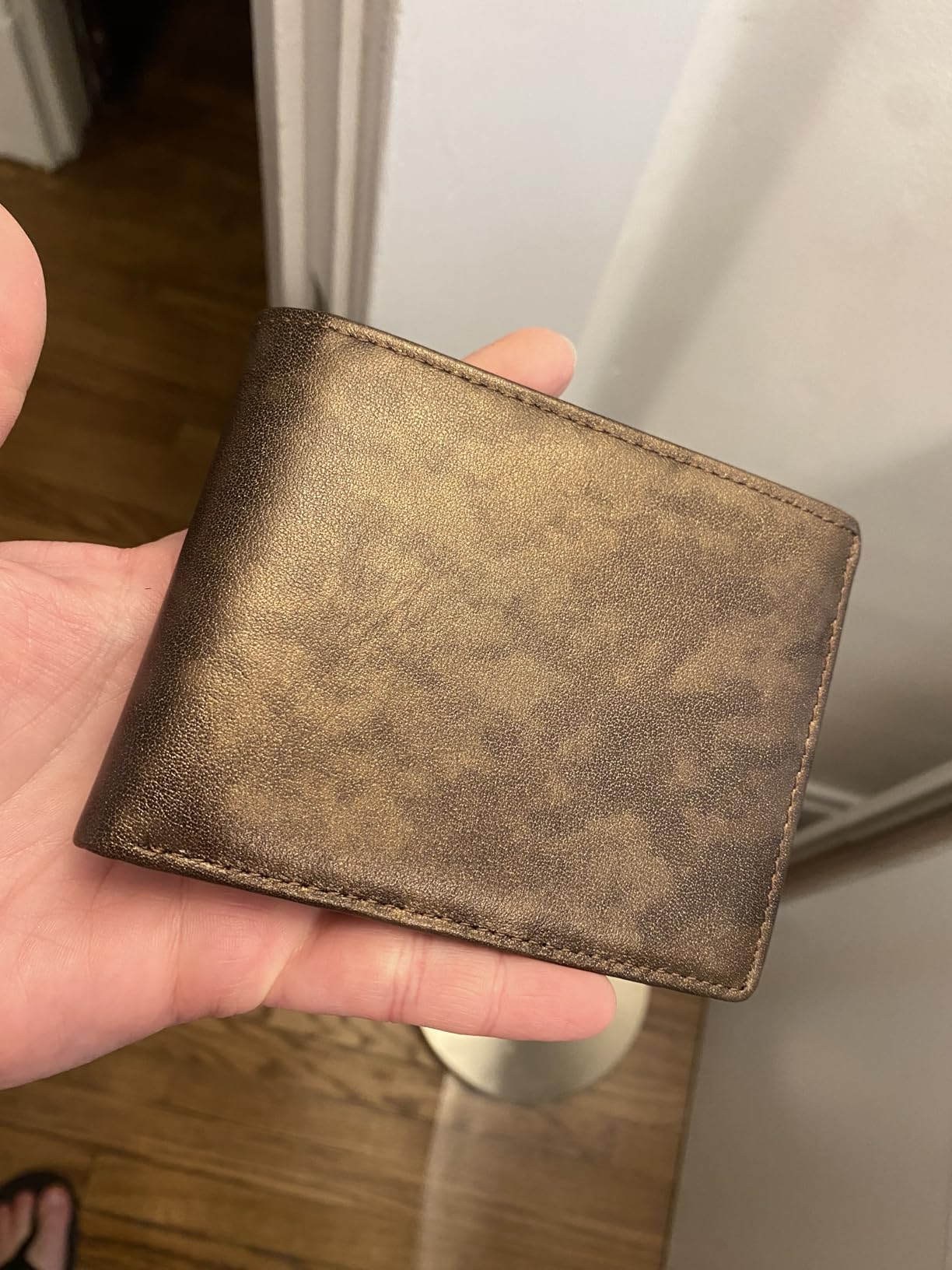Wallet for Men-Genuine Leather RFID Blocking Bifold Stylish Wallet With 2 ID Window customer photo 1