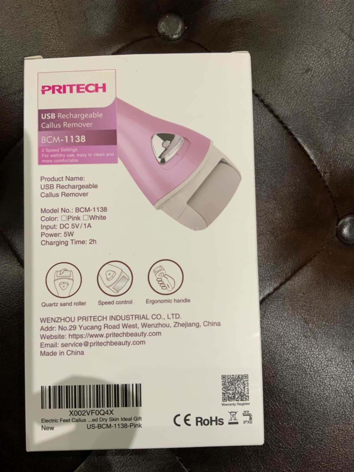 Electric Feet Callus Removers Rechargeable,Portable Electronic Foot File Pedicure Tools, Electric Callus Remover Kit,Professional Pedi Feet Care Perfect for Dead,Hard Cracked Dry Skin customer photo 1