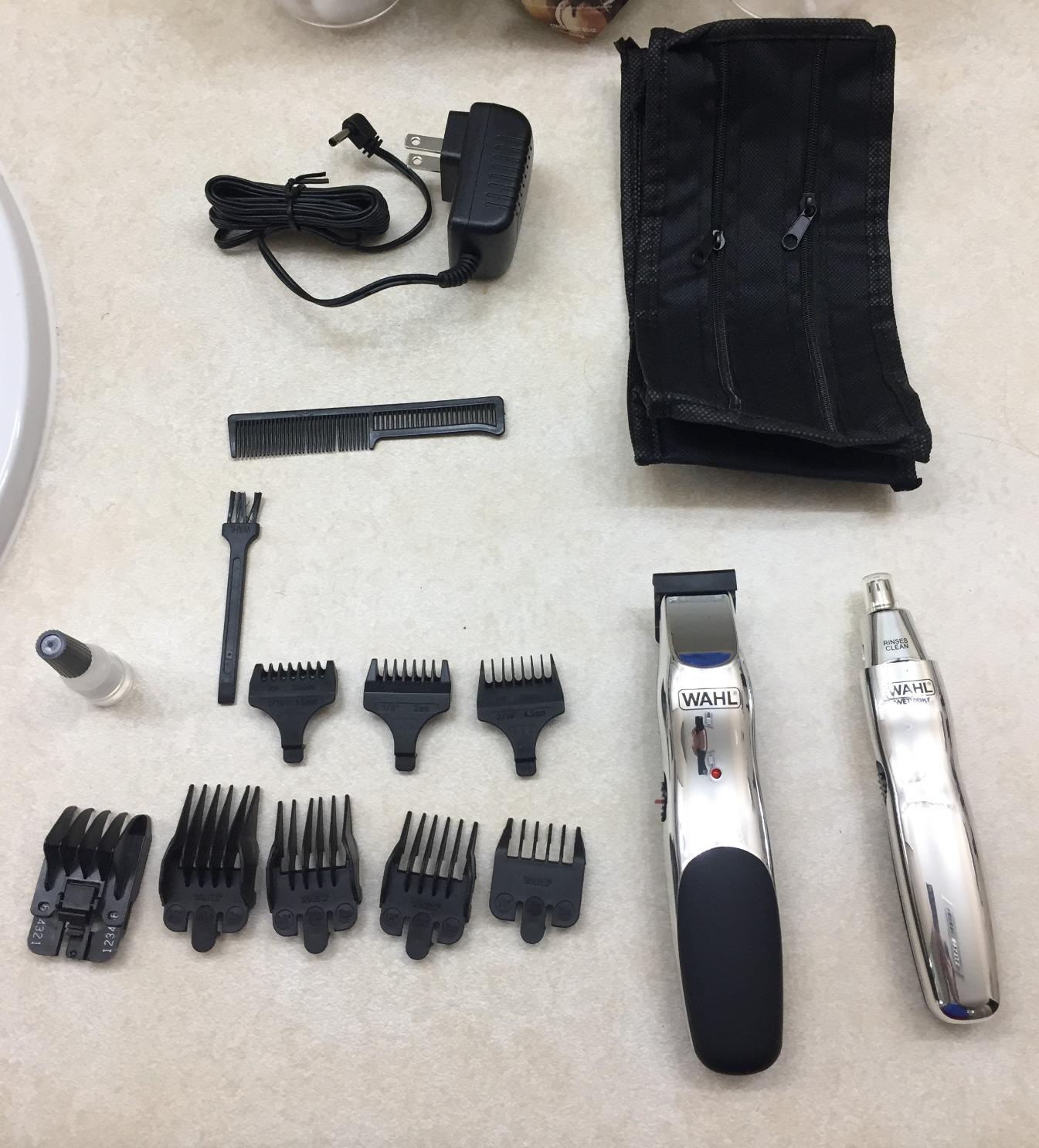 Wahl Groomsman Rechargeable Beard Trimmer Kit & Bonus Battery Nose Trimmer | Trim Beards & Mustaches With The Rechargeable Trimmer - Model 5622V customer photo 1