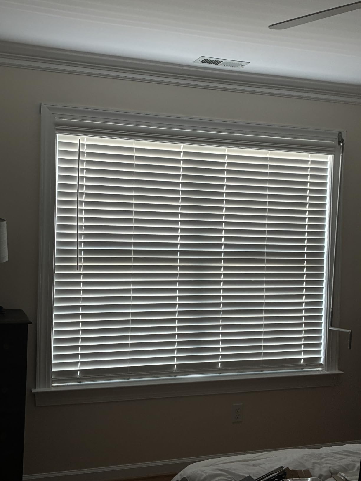 ARLO BLINDS Faux Wood Blinds with Crown Valance - 34