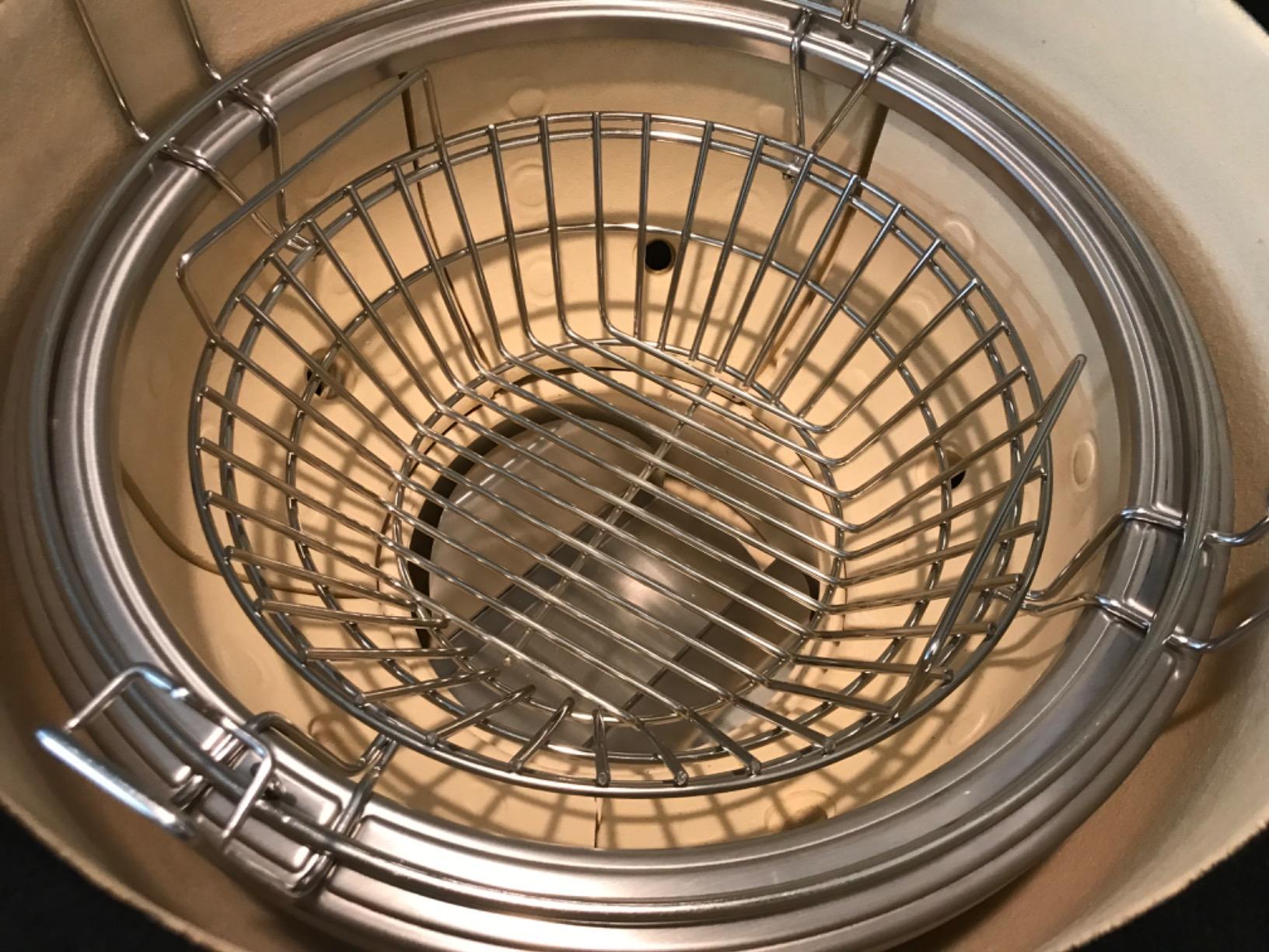 onlyfire Upgraded Heavy-Duty Stainless Steel Charcoal Ash Basket | Fits Large BGE, Kamado Joe Classic, Vision Classic B, Vision Pro S-Series & Similar Kamado Grills customer photo 1