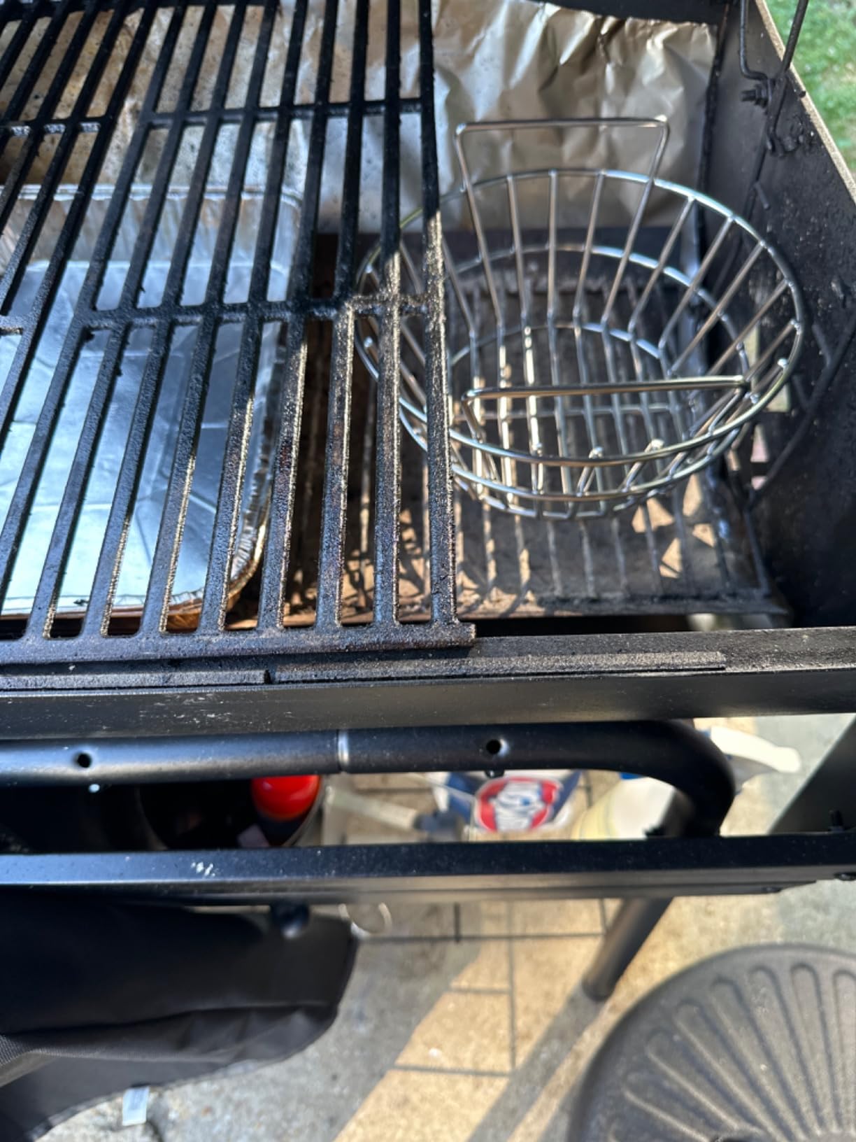 onlyfire Stainless Steel Charcoal Ash Basket with Handle Charcoal Holder | Fits Kamado Joe Classic and Large Big Green Egg customer photo 2