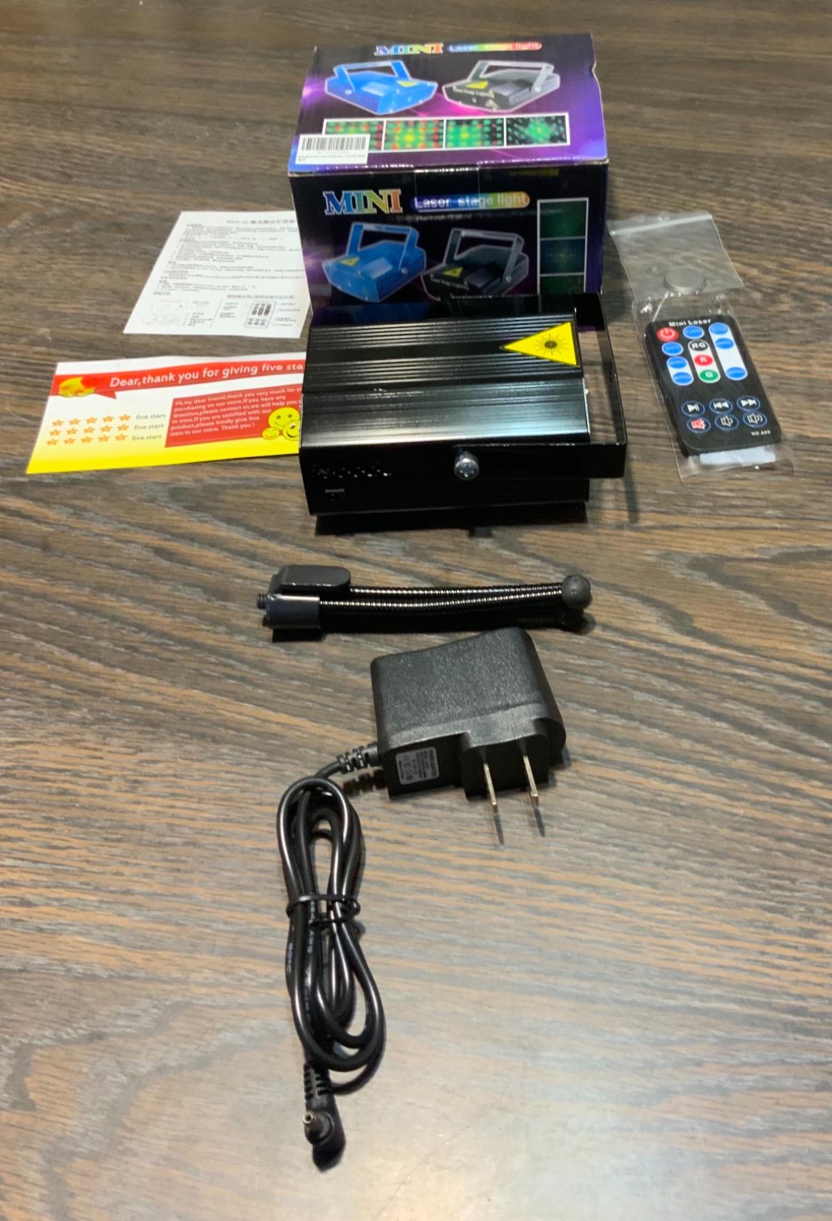 Party Lights,Disco DJ Strobe Light Rave Stage Projector Effect Dance Club Light Sound Activated with Remote Control for Parties Home Show KTV Pub Dance Christmas customer photo 1