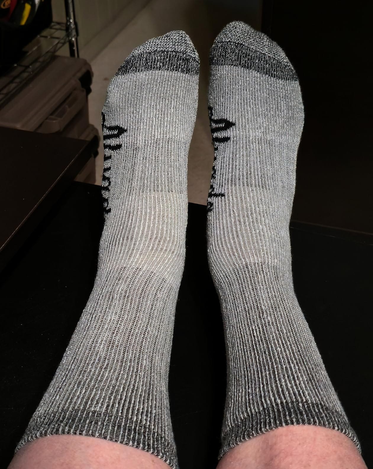 Mens Merino Wool Crew Socks Thermal and Warm Socks for Winter Work Hiking Running 3 Pairs customer photo 2