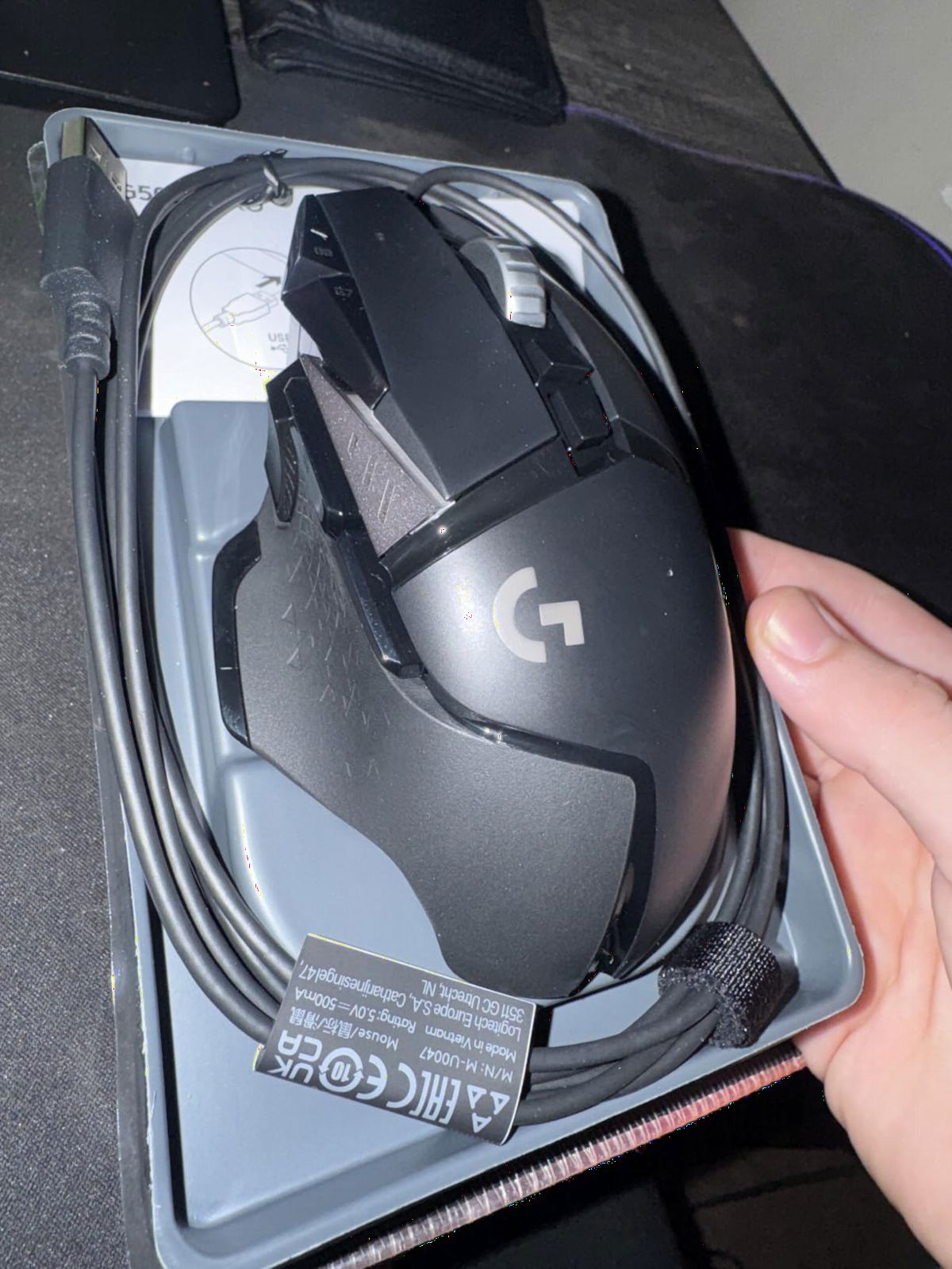 Logitech G502 Hero Wired Gaming Mouse - Black customer photo 1