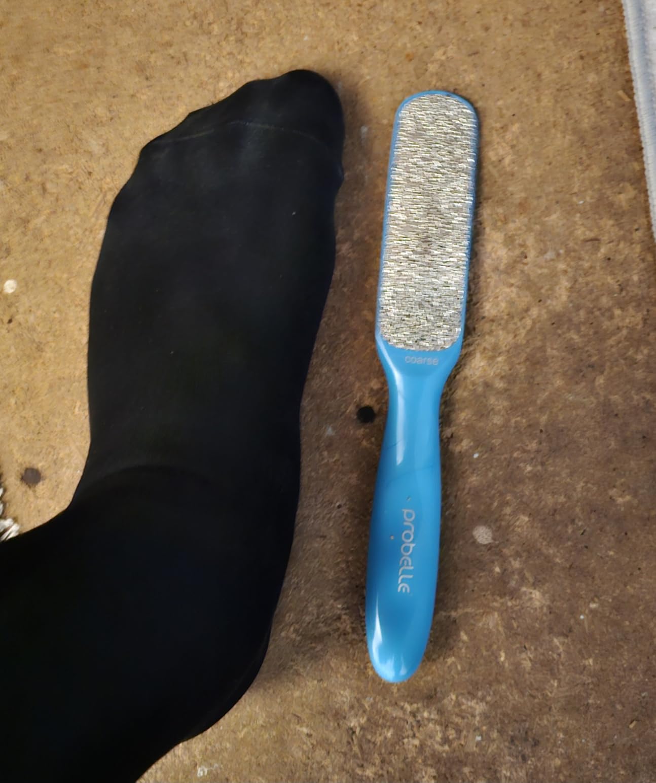 Probelle Double Sided Multidirectional Nickel Foot File Callus Remover - Immediately Reduces calluses and Corns to Powder for Instant Results, Safe Tool (Dark Grey) customer photo 2