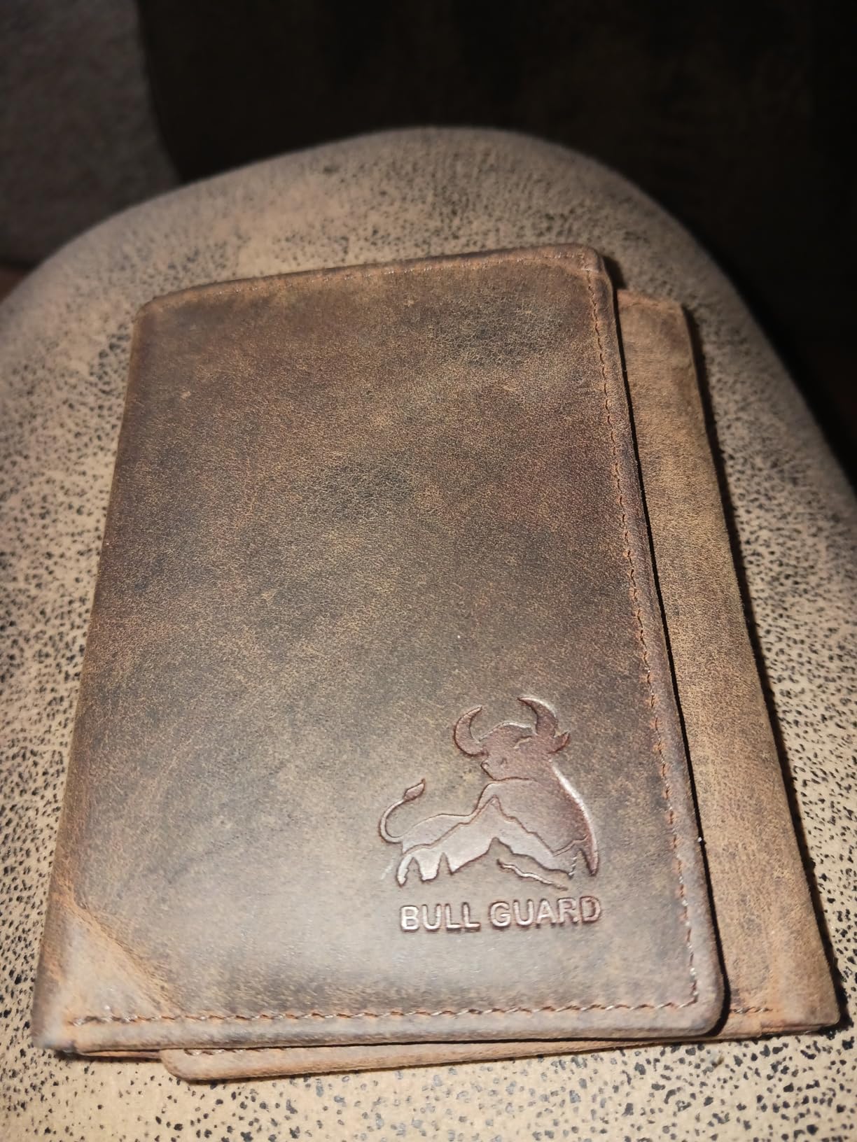 Best Leather Men's RFID Trifold Wallet With ID Great Outdoor Wallet Durable Top Grain Leather Forest Brown, Double Cash Compartment with Secret Pocket, Compact & Secure Design, In Gift Box customer photo 2