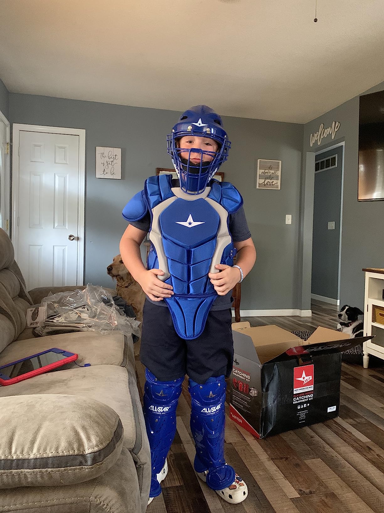 All-Star Player's Series Youth Catcher's Kit - Complete Protective Baseball/Softball Gear Set, NOCSAE Certified, Ages 7-16 customer photo 1