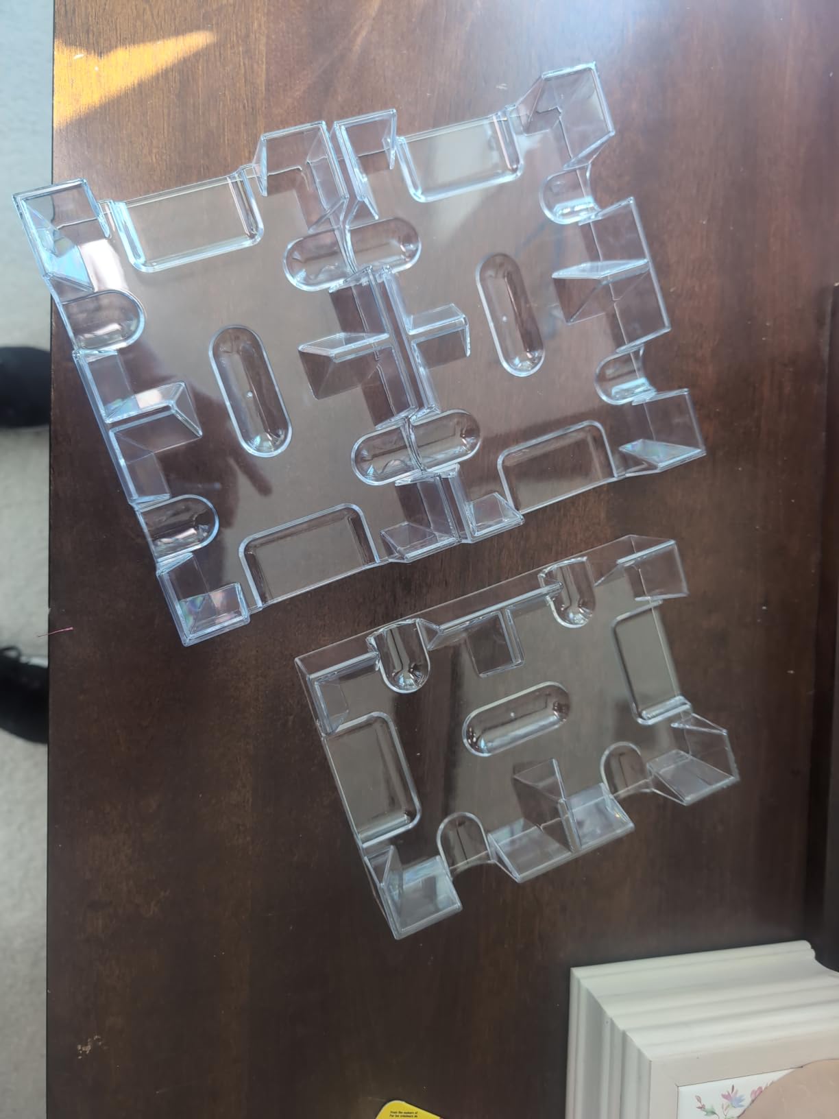 Yuanhe Clear 2 Deck Canasta Playing Card Tray-No Swivel Base customer photo 1