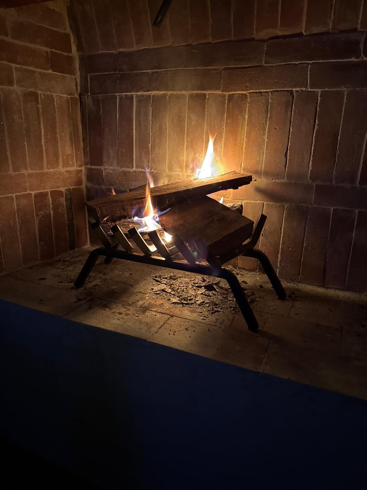 Fireplace Log Grate 30 inch 7 Bar Fire Grates Heavy Duty 3/4