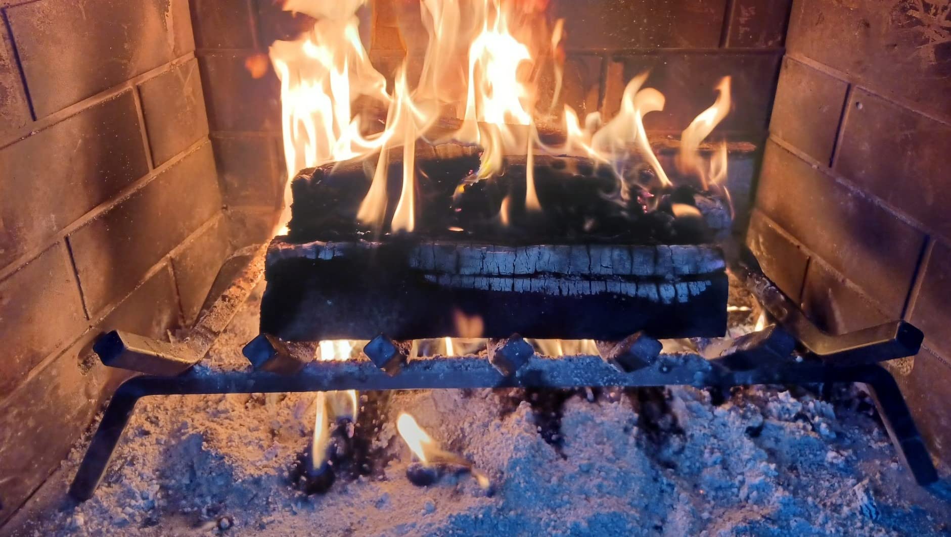 Fireplace Log Grate 30 inch 7 Bar Fire Grates Heavy Duty 3/4