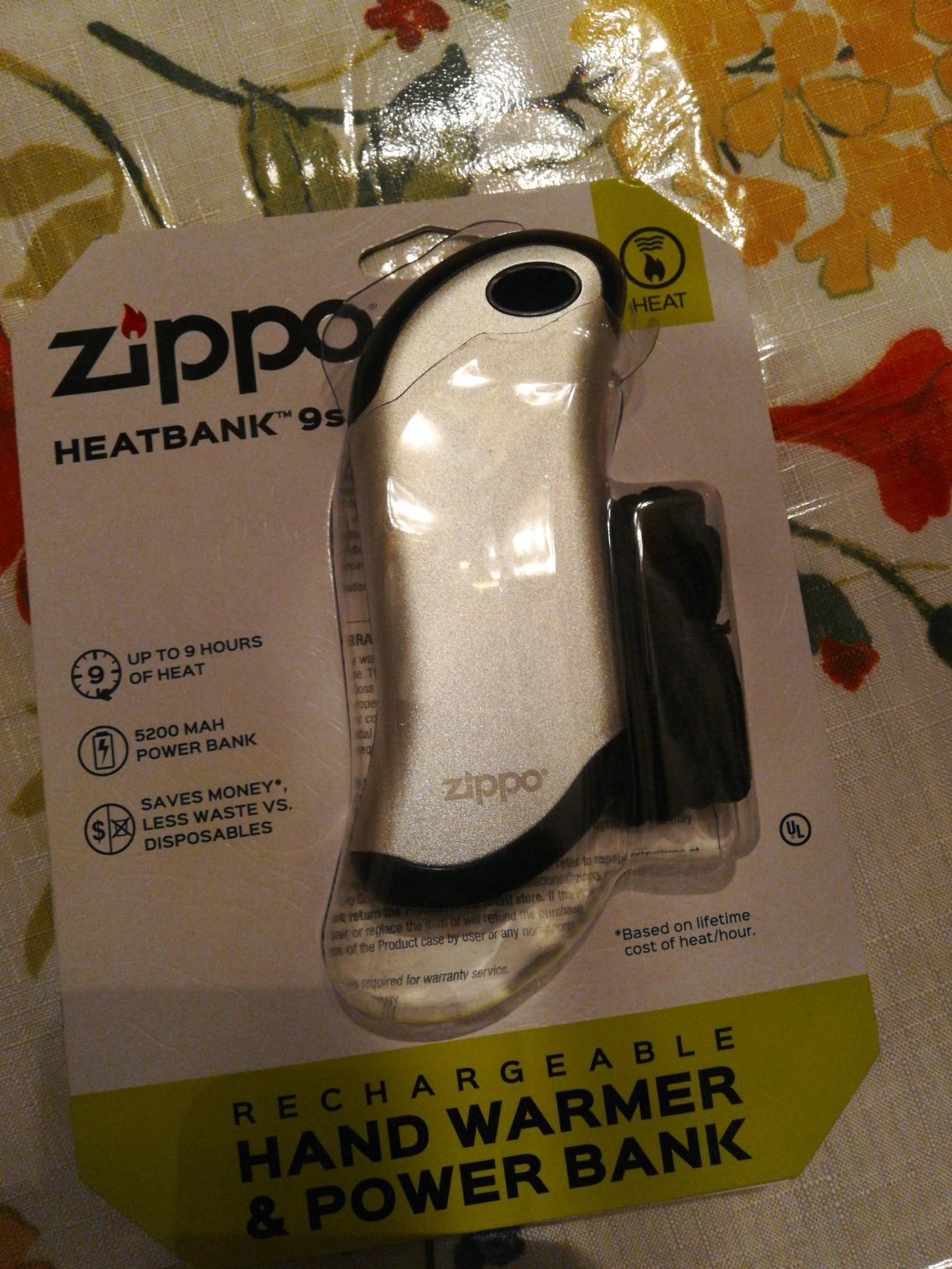 Zippo Silver HeatBank 9s Rechargeable Hand Warmer customer photo 2
