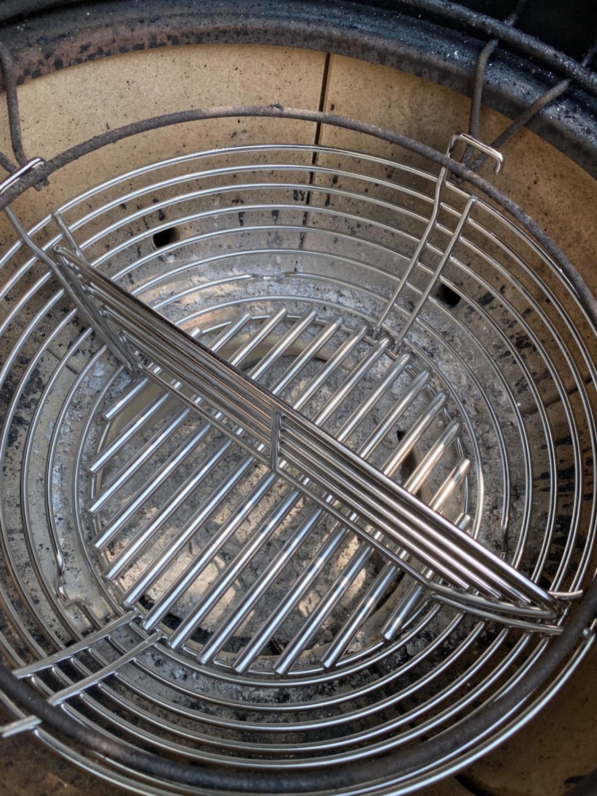 Kamado Joe Stainless Steel Charcoal Basket Grill Accessory to Create Multiple Cook Zones for All Classic Joe 18-inch Charcoal Grill and Smokers, Model KJ-MCC23 customer photo 2
