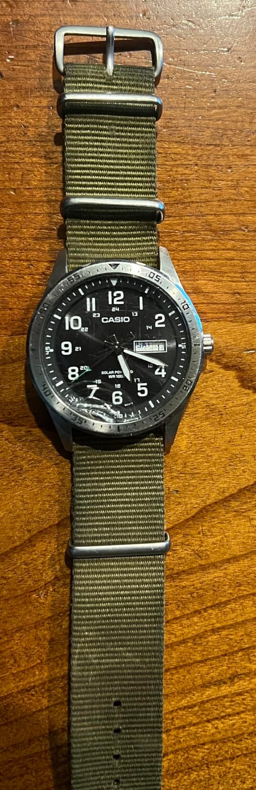 Casio MTPS120L Series Unisex Analog Watch, 100M WR, Solar Powered, Military Styling customer photo 1