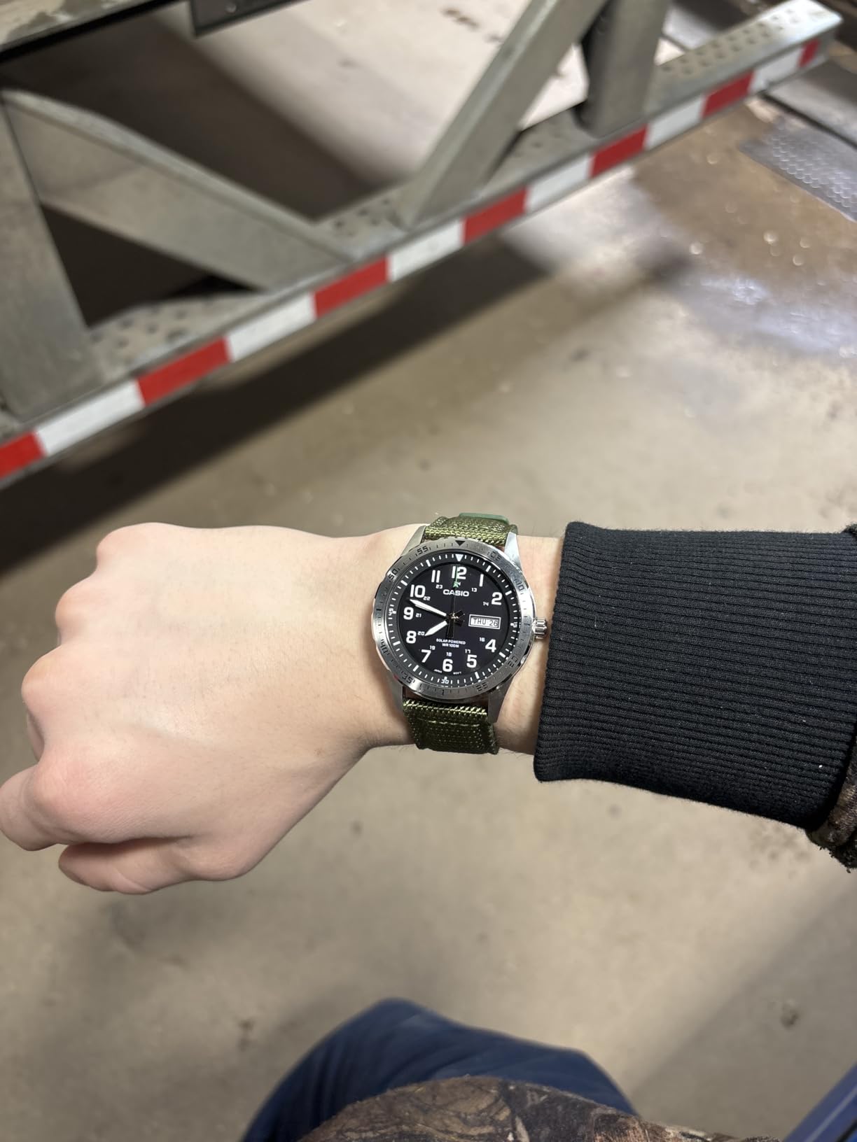 Casio MTPS120L Series Unisex Analog Watch, 100M WR, Solar Powered, Military Styling customer photo 2