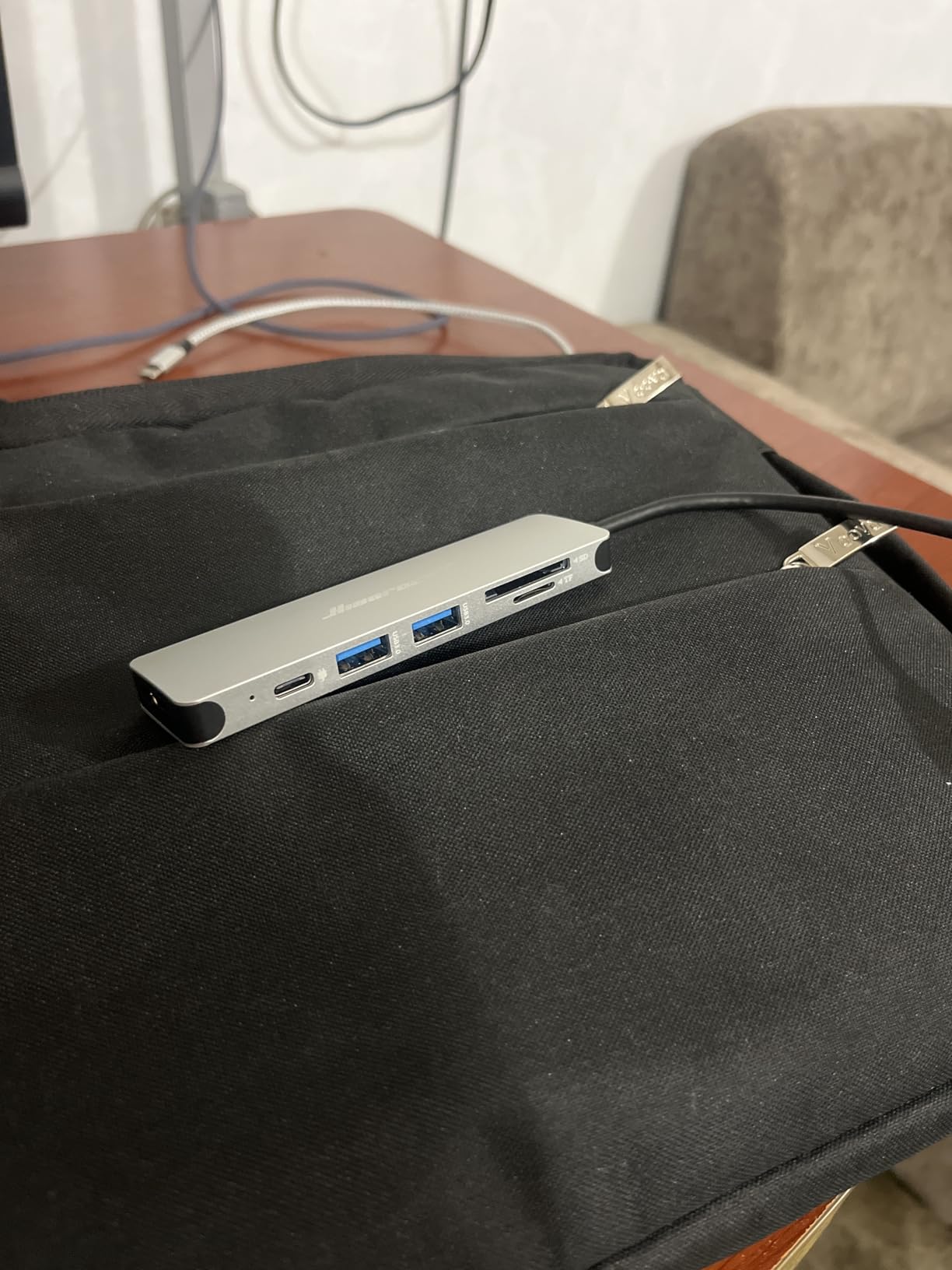 Hiearcool USB C Hub, 7-in-1 USB C Dongle for MacBook, HDMI, PD, Space Grey customer photo 2