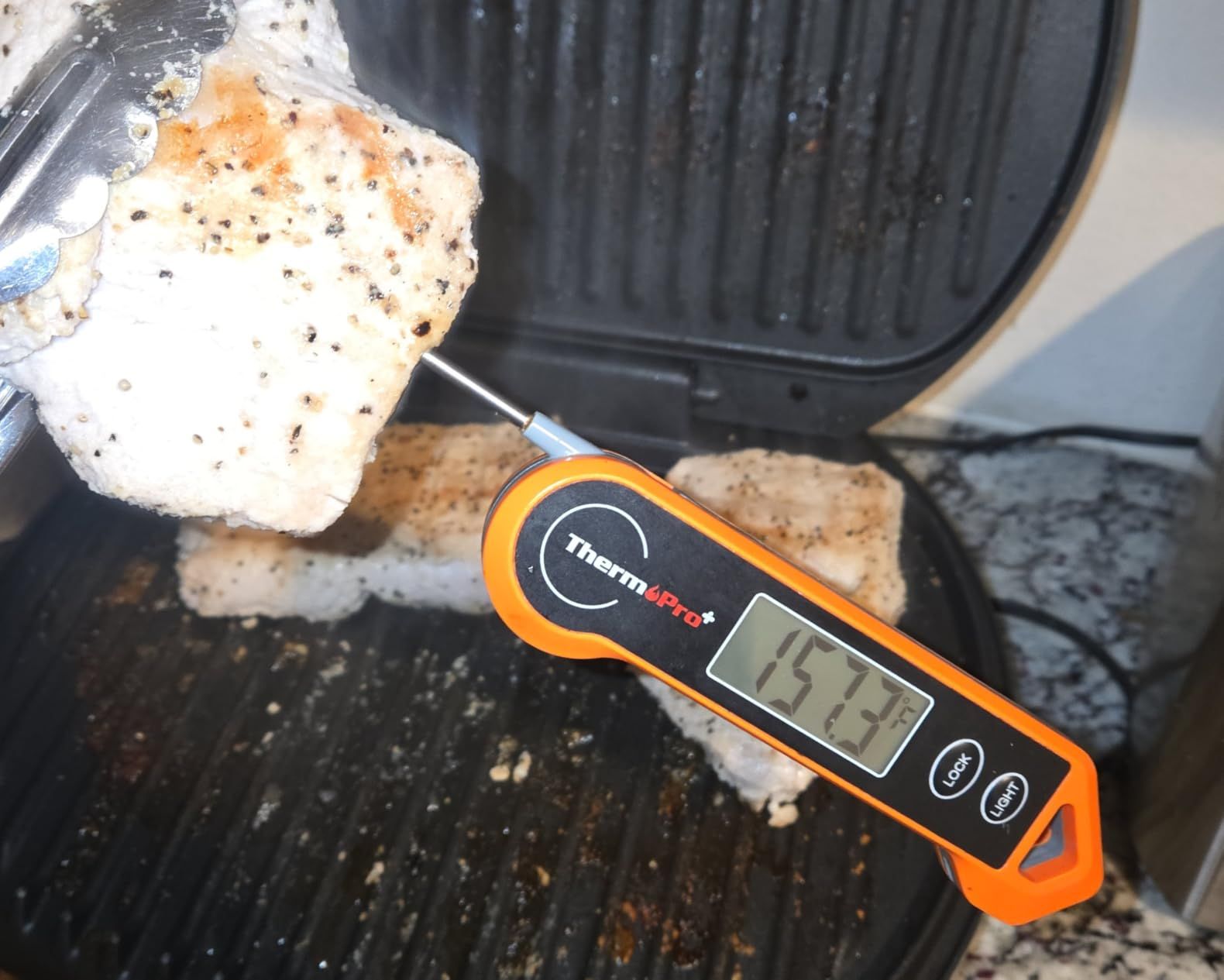 TempPro TP19H 1 Sec Digital Meat Thermometer for Cooking | Instant Read Food Thermometer with Motion Wake for BBQ Grill Oil Fry Candy, Gifts for Men Dad Husband (Previously ThermoPro) customer photo 2